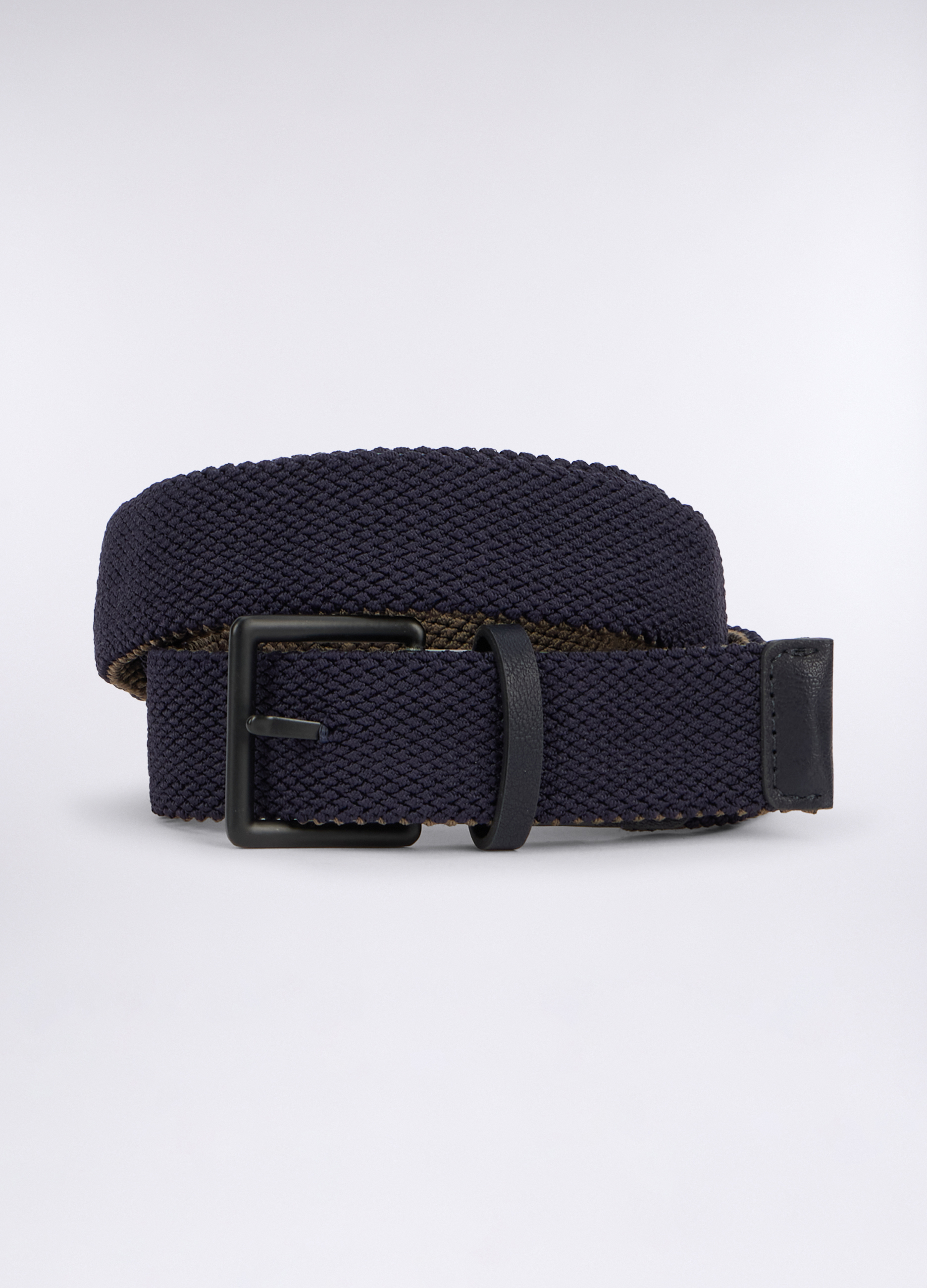 Upim Uomo Blu/Verde Cintura Intrecciata Reversibile Taglia: 90-95 Cm