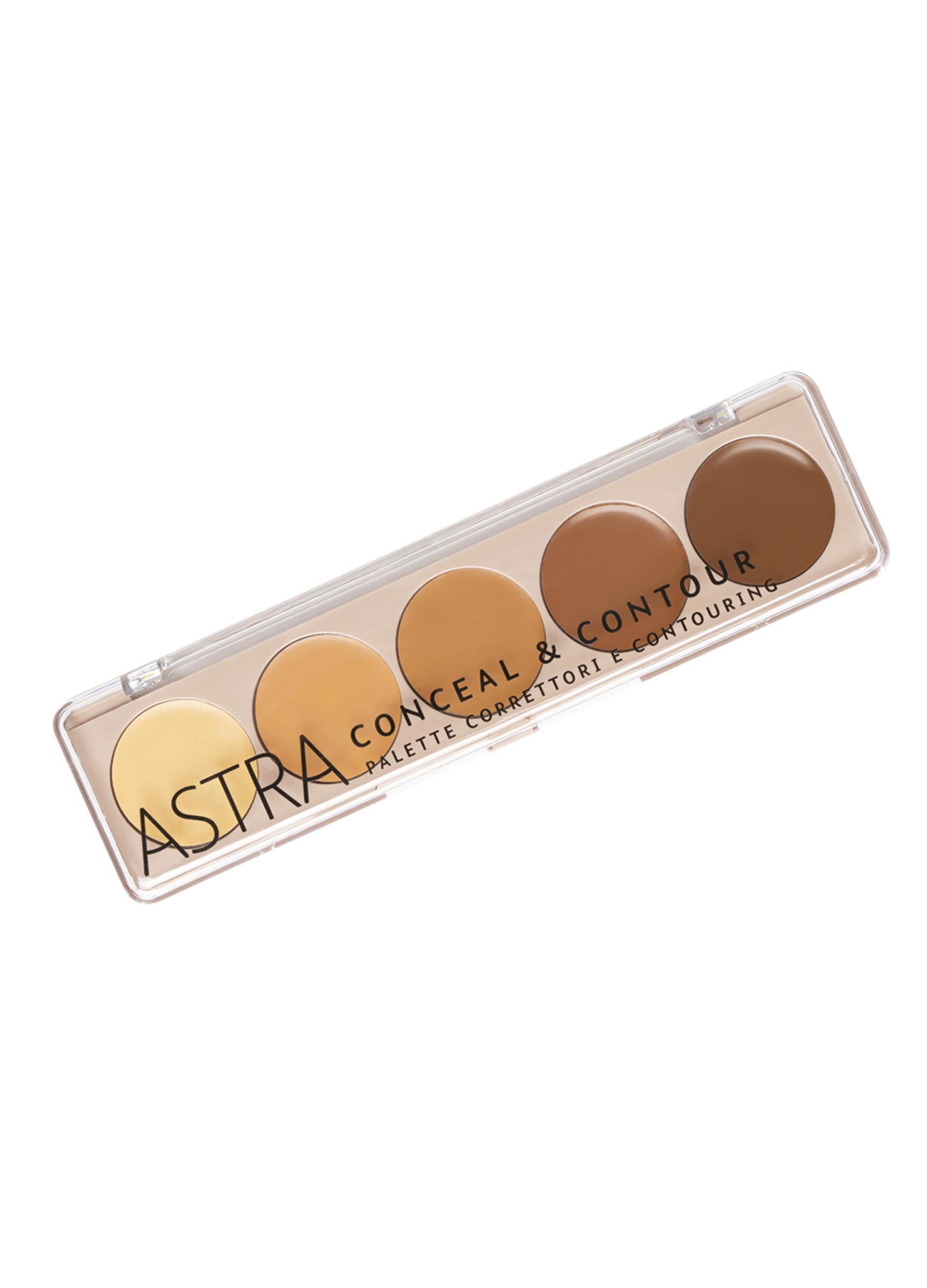 MAKE UP ASTRA, Conceal & Contour Palette - Astra Make-up, Donna, Giallo caramello, Taglia: FASUL