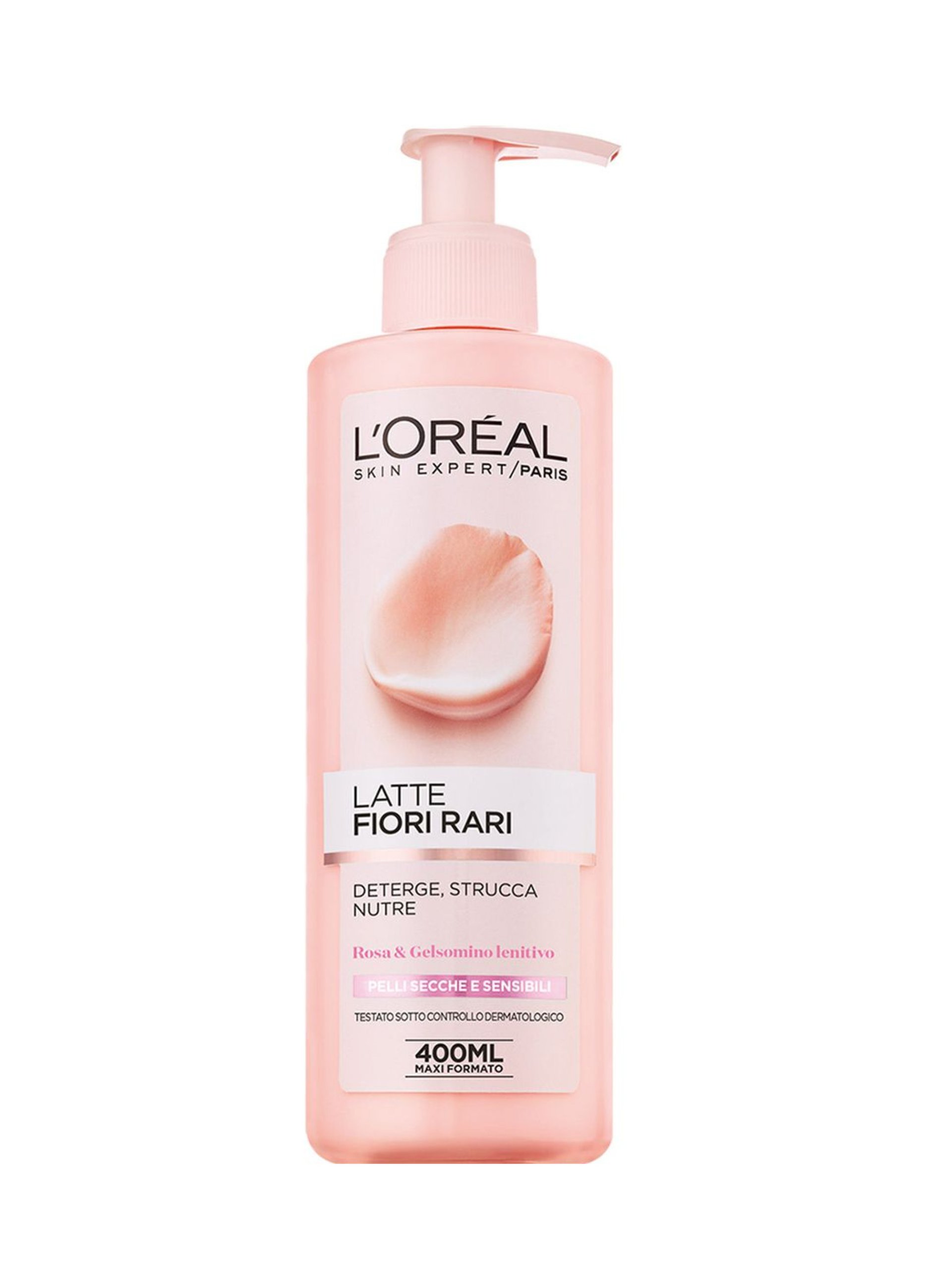 Loreal Donna Bianco L'oreal, L'oréal Paris Latte Struccante Fiori Rari, Strucca E Idrata La Pelle, Per Pelli Secche E Sensibili., Taglia: Fasul - Immagine 1