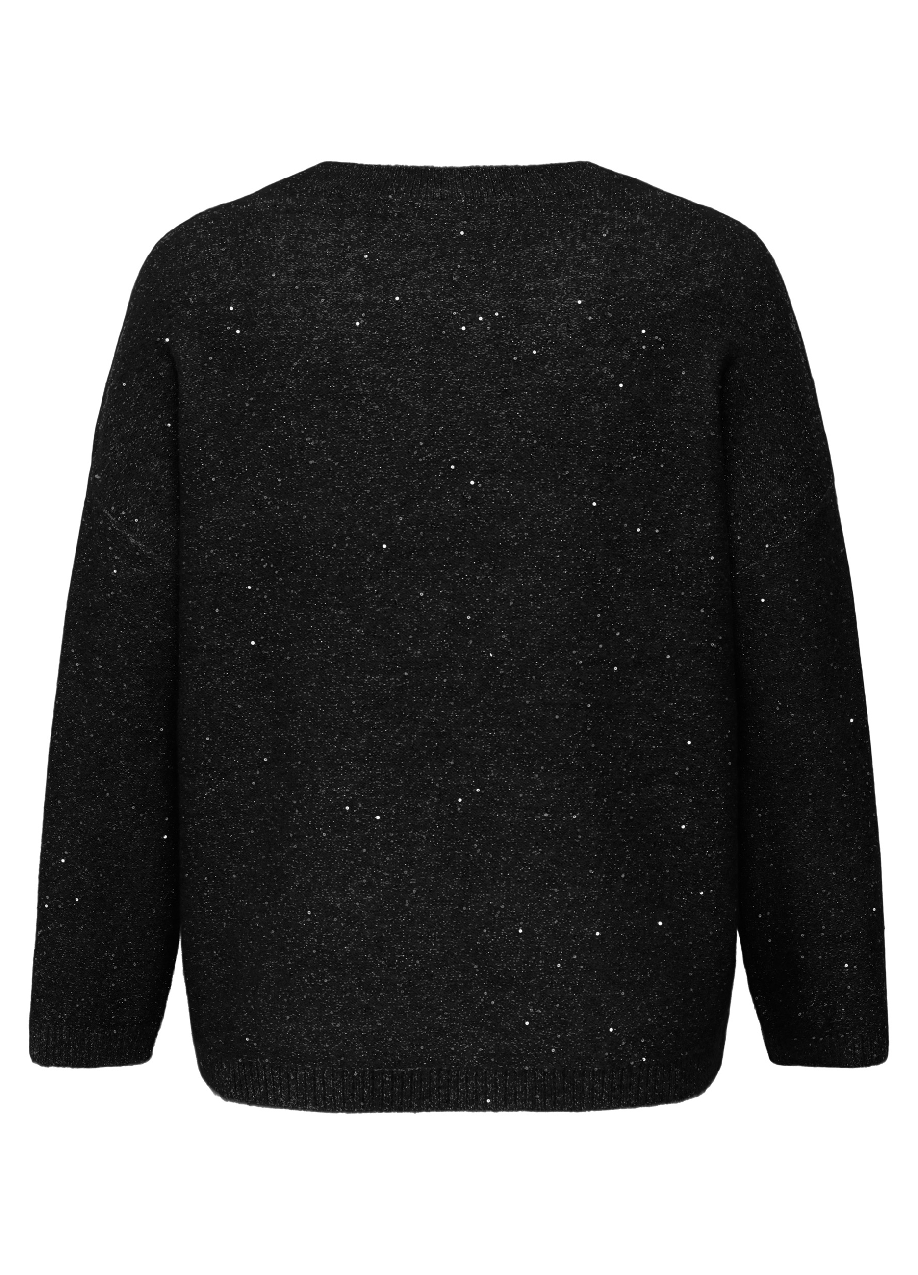 Upim, Pullover Con Scollo A V, Unisex, Nero, Taglia: M-image