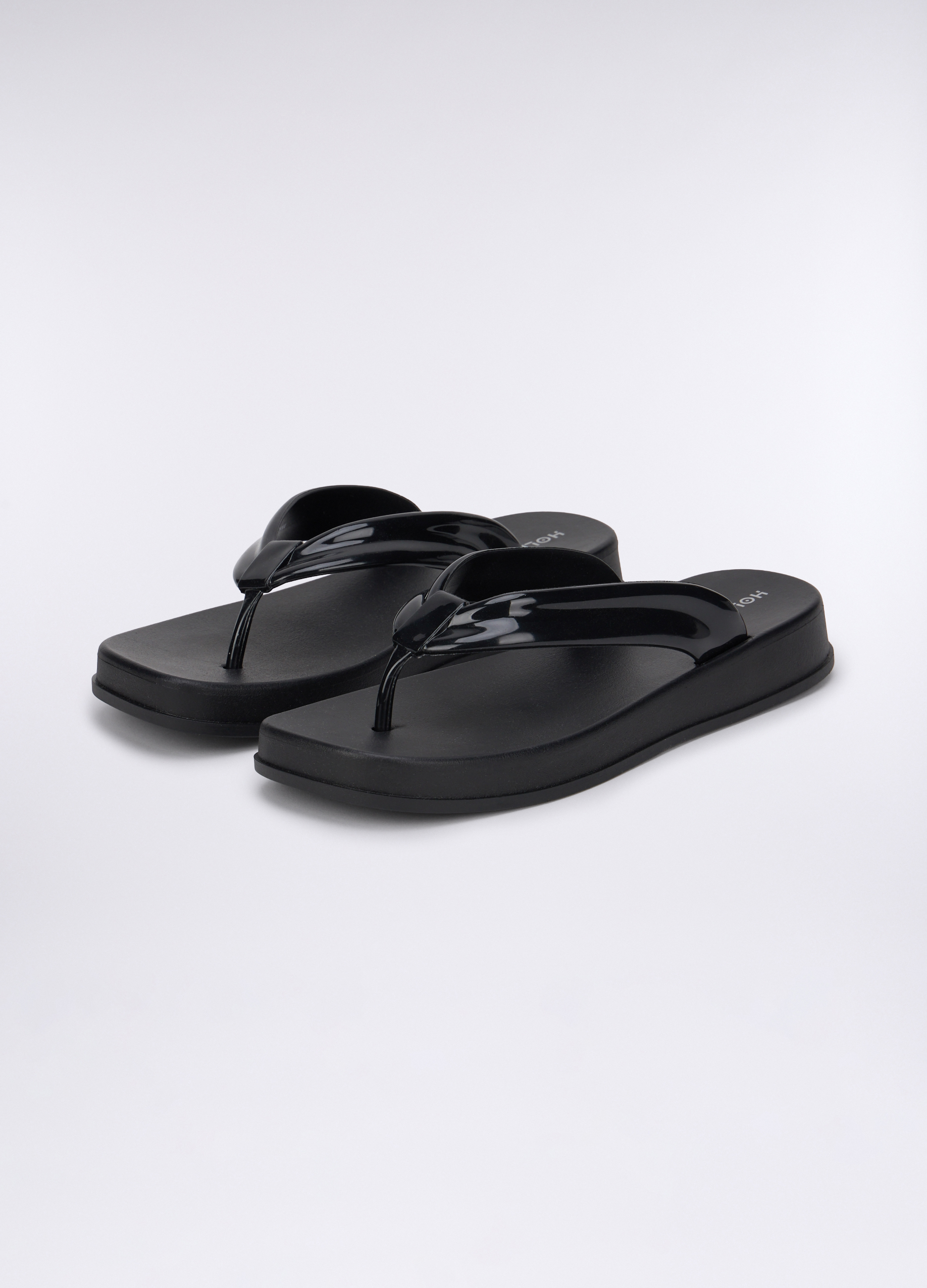 Upim, Infradito Con Plateau Donna, Nero, Taglia: 40