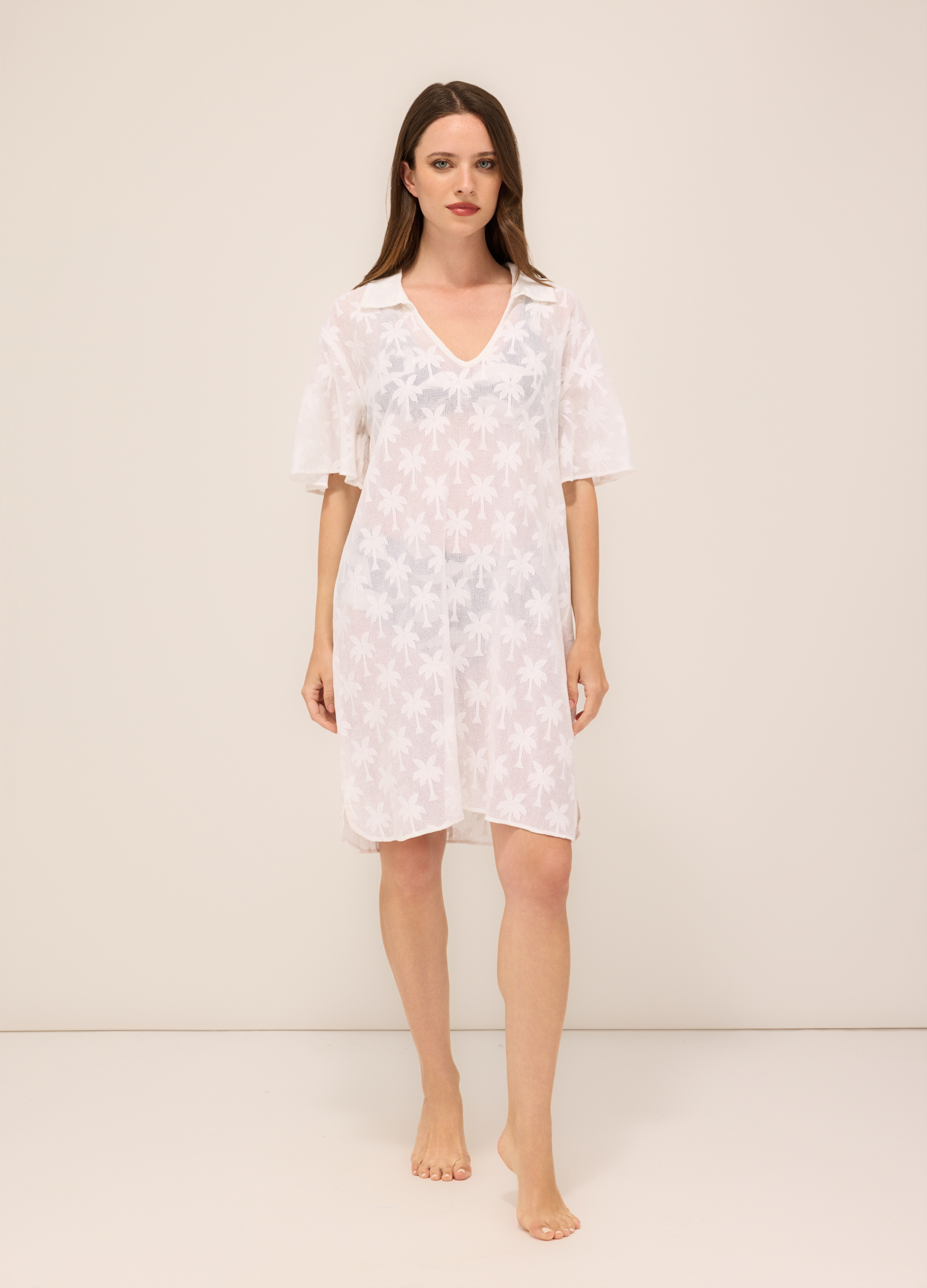Image of Upim, Copricostume Lavorato Donna, Bianco gesso, Taglia: XL