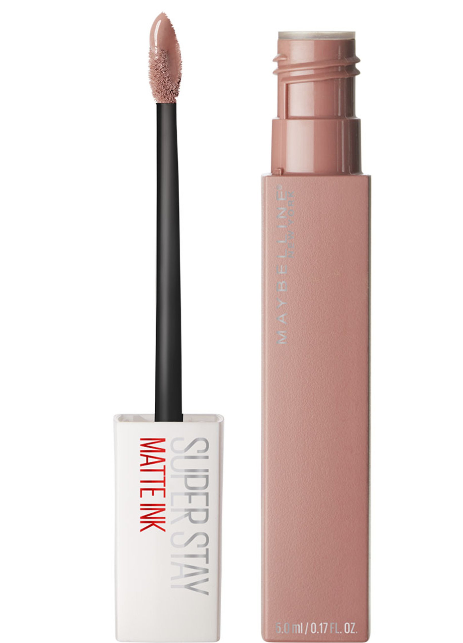 Maybelline , New York Tinta Labbra Superstay Matte Ink, Rossetto Matte Liquido A Lunga Tenuta, Loyalist (05), 5 Ml., Donna, Bianco, Taglia: FASUL