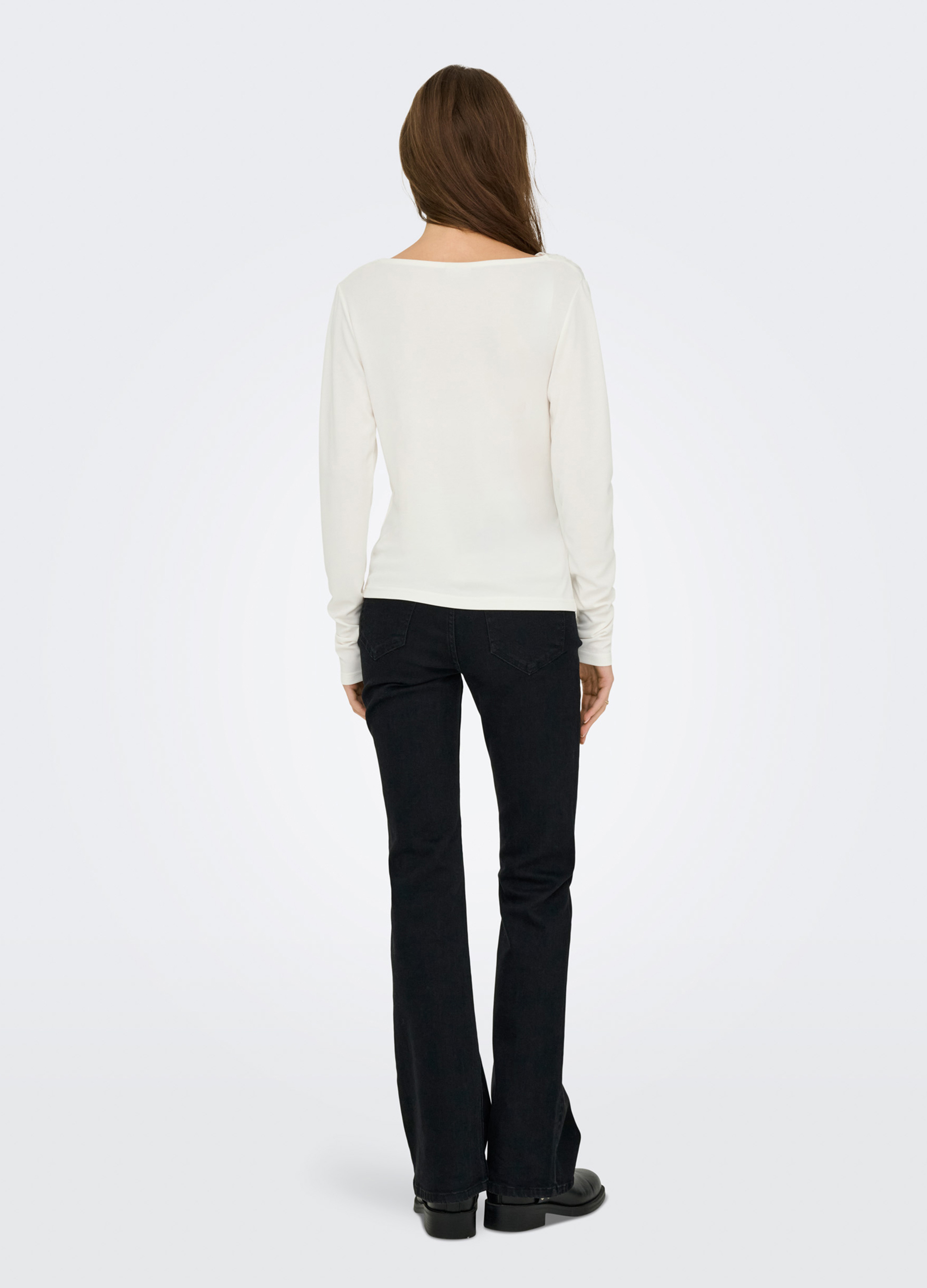 Upim, T-Shirt Con Scollo Drappeggiato Donna, Unisex, Bianco, Taglia: S-image