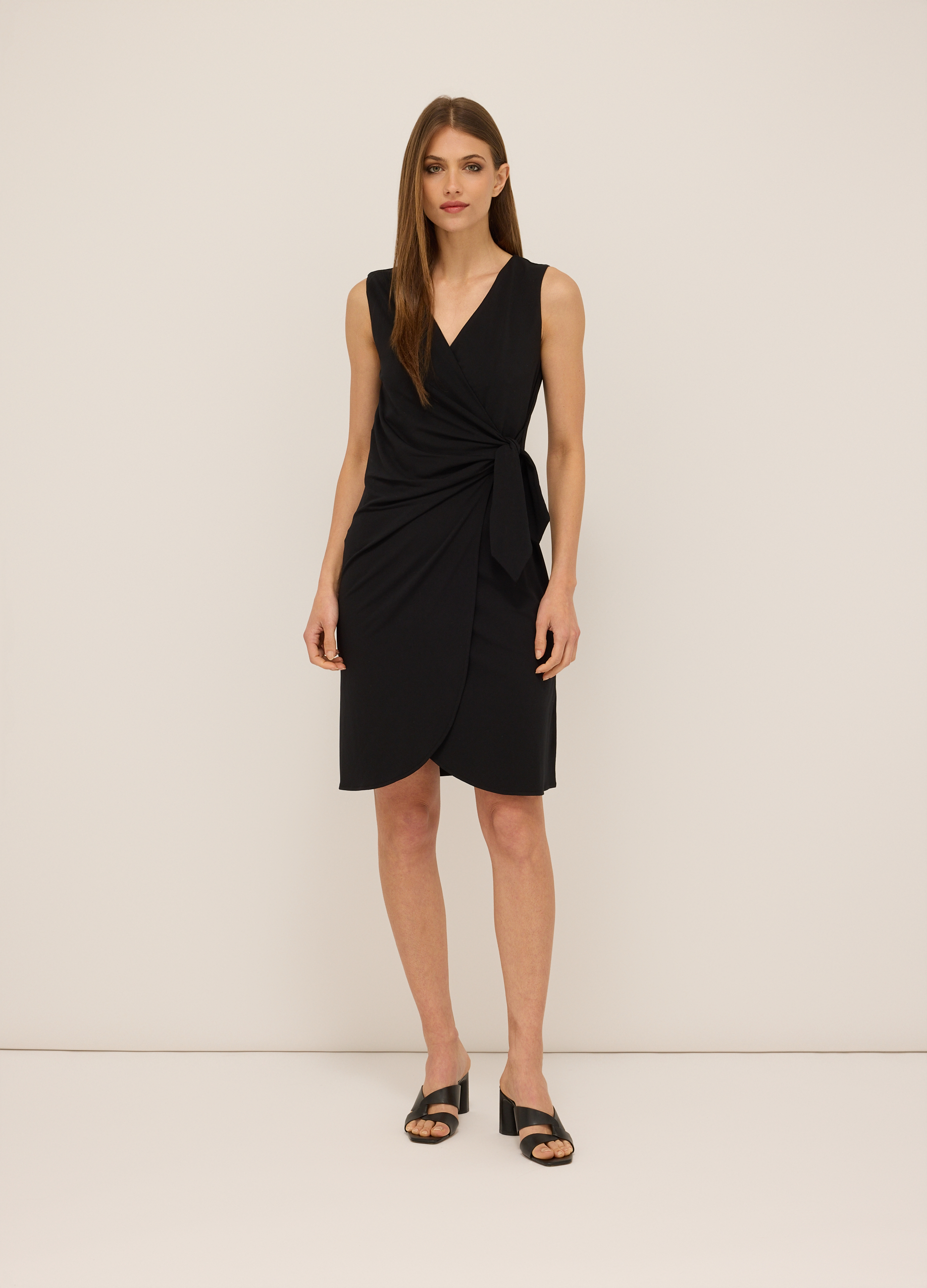 Image of Upim, Abito Corto In Jersey Stretch Donna, Nero, Taglia: L