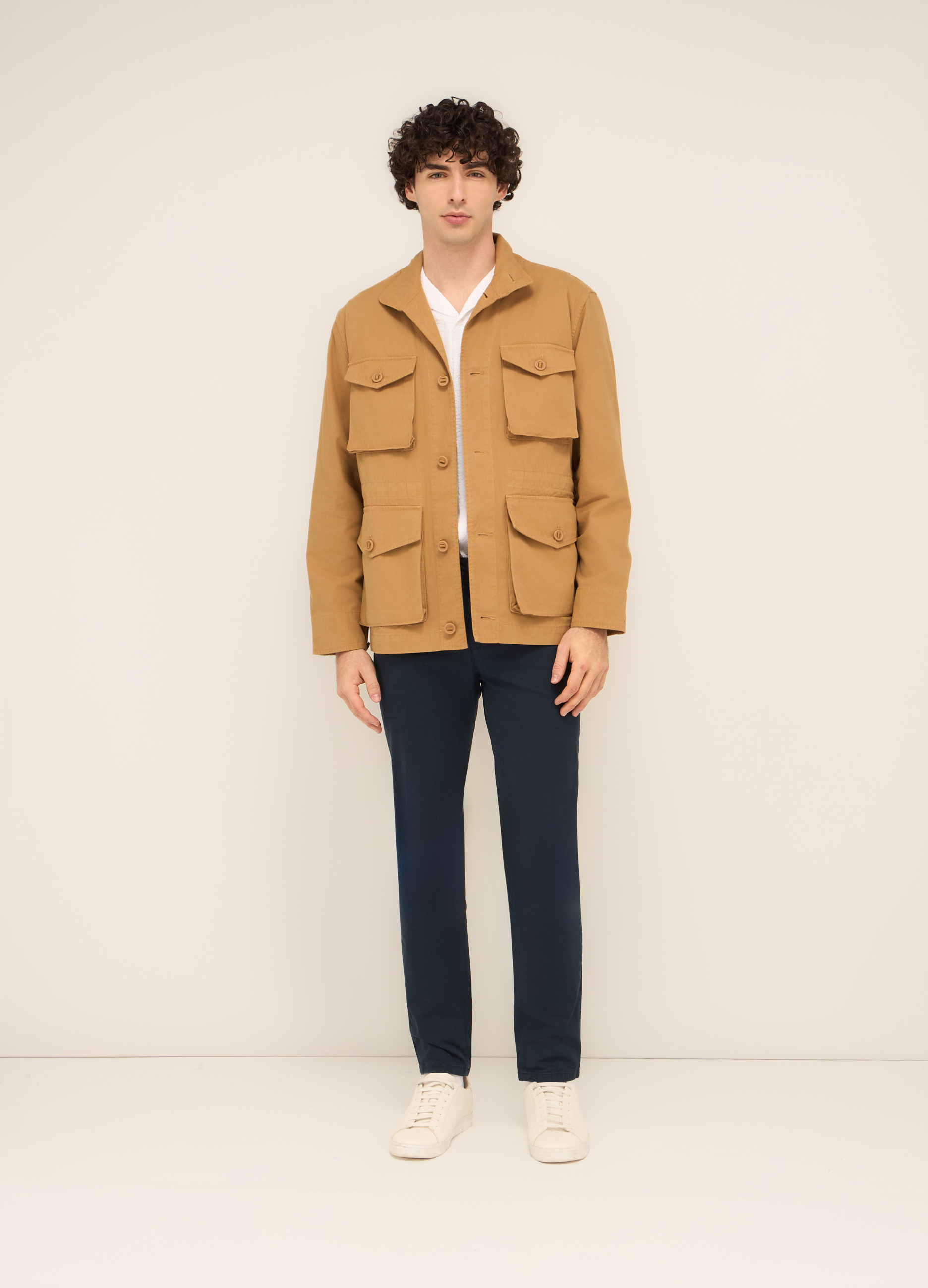 UPIM HB, Field Jacket In Tela Di Cotone Uomo, Marrone antilope, Taglia: 3XL