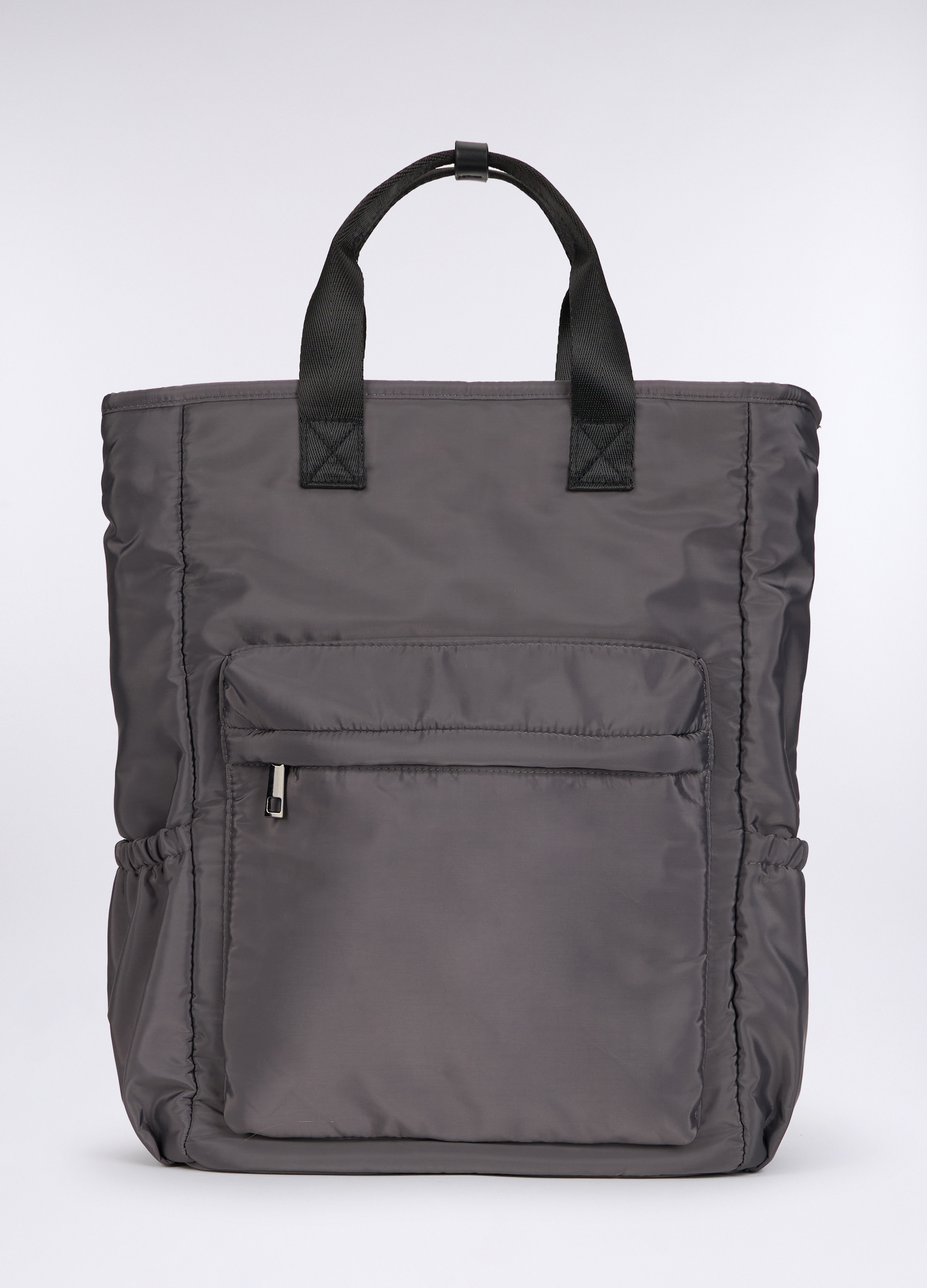 Upim, Borsa-zaino In Tessuto Donna, Grigio scuro, Taglia: ONE SIZE