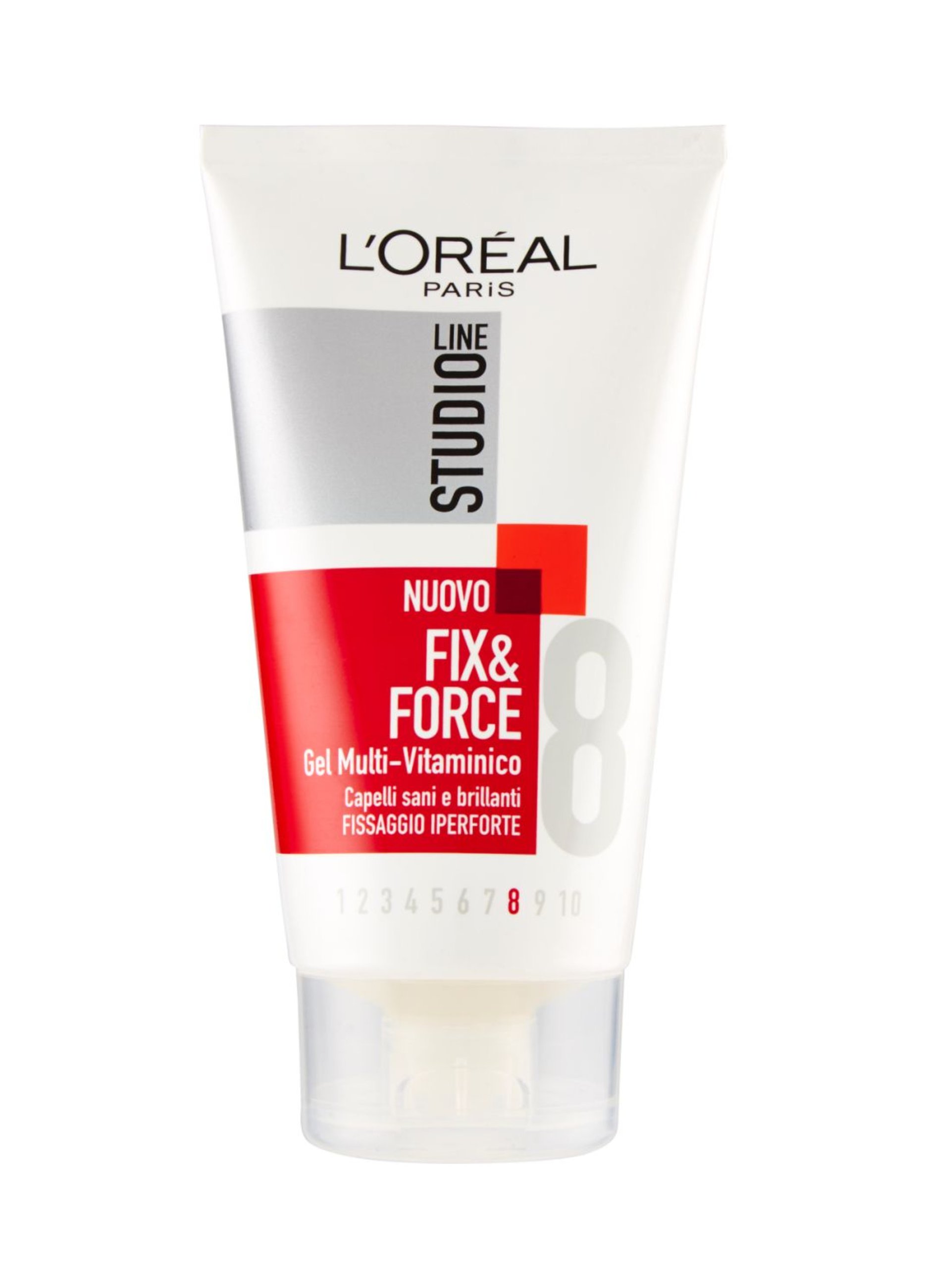 STUDIO LINE, L'oréal Paris Gel Per Capelli Studio Line Fix&force, Fissaggio Iper Forte, 150ml., Donna, Bianco, Taglia: FASUL