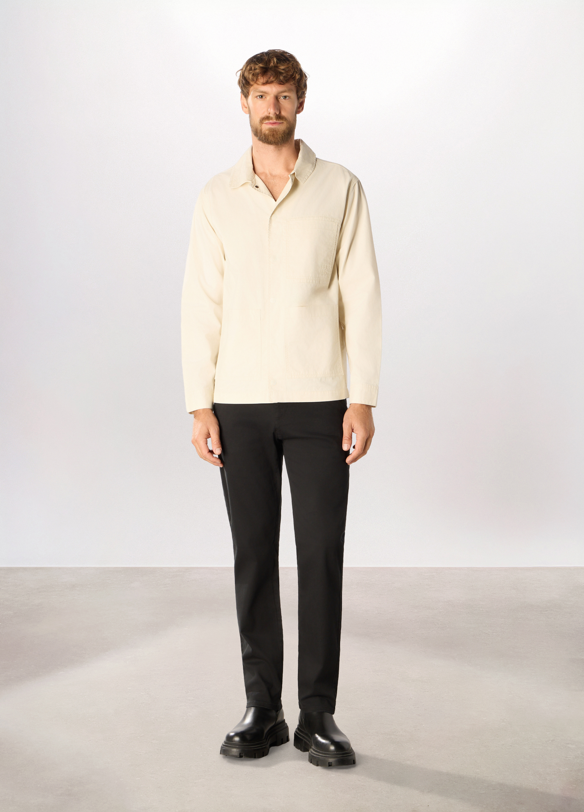 UPIM HB , Pantaloni Chino In Twill Di Cotone Stretch Uomo, Nero, Taglia: 56