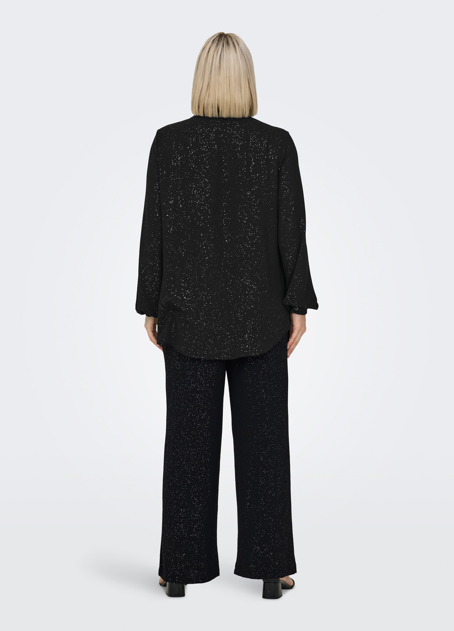 Upim, Camicia A Maniche Lunghe Con Colletto Cinese, Unisex, Nero, Taglia: 52-image