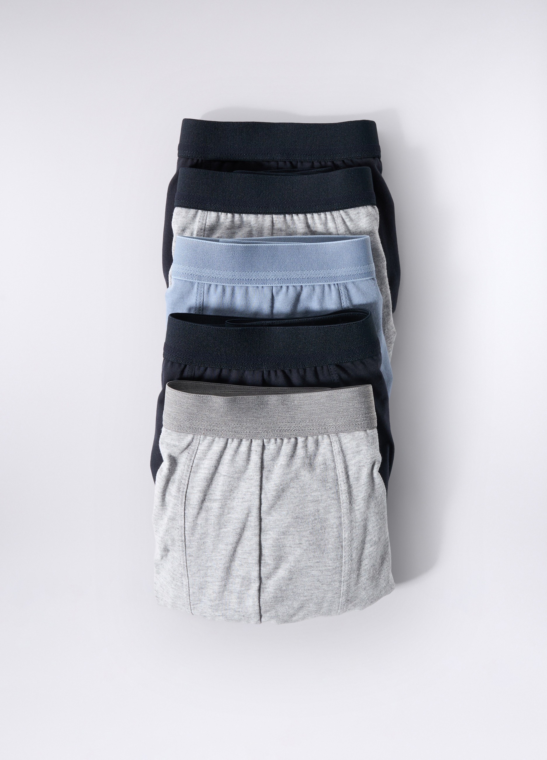 Upim, 5 Pack Boxer In Cotone Con Elastico Uomo, Blu navy, Taglia: S