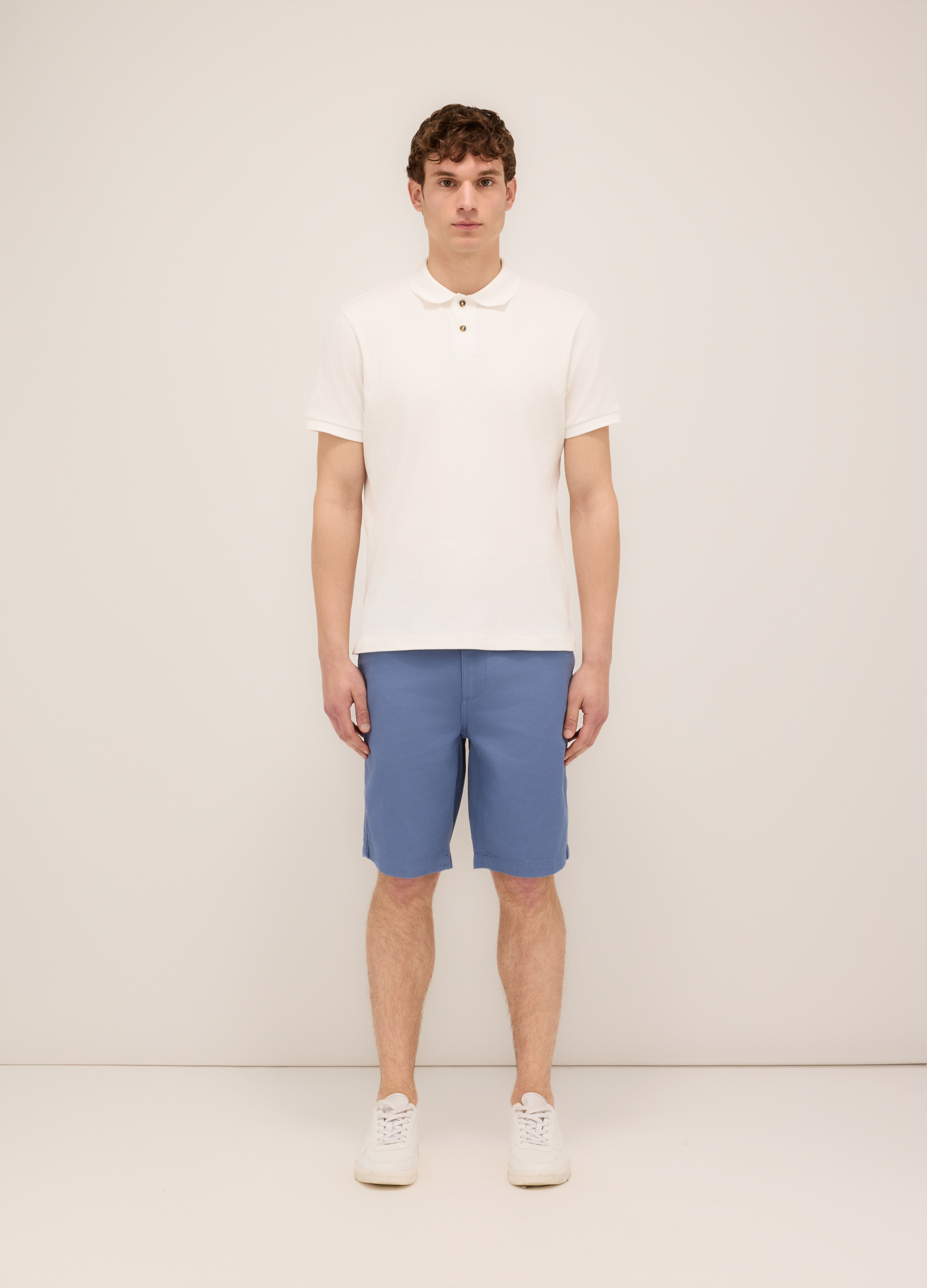 Upim Hb Uomo Viola Lilla Bermuda In Twill Di Cotone Taglia: 56