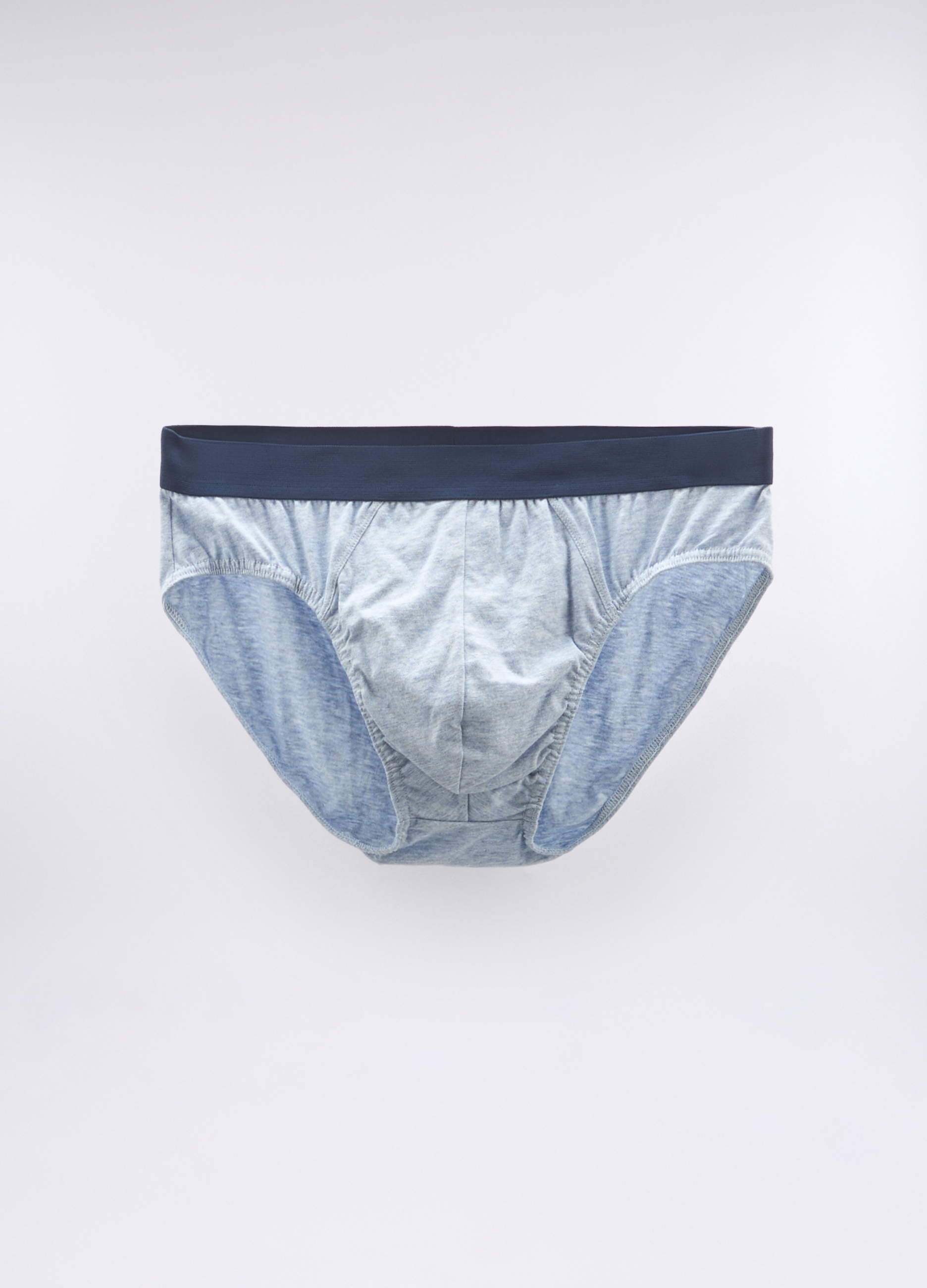 Upim, 3 Pack Slip Mélange Con Elastico Uomo, Blu/Azzurro, Taglia: M