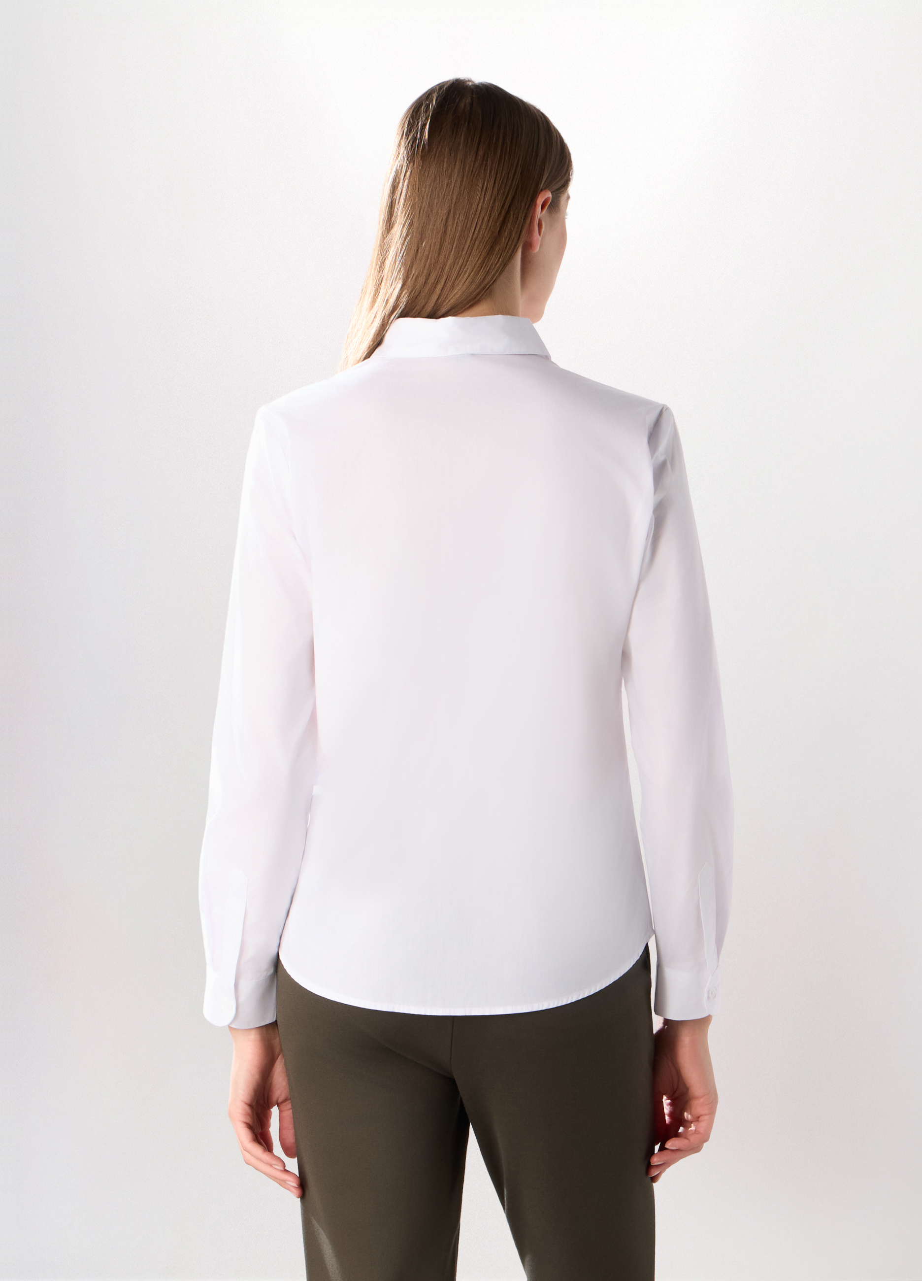 Upim, Camicia Misto Cotone Donna, Bianco, Taglia: 48-image