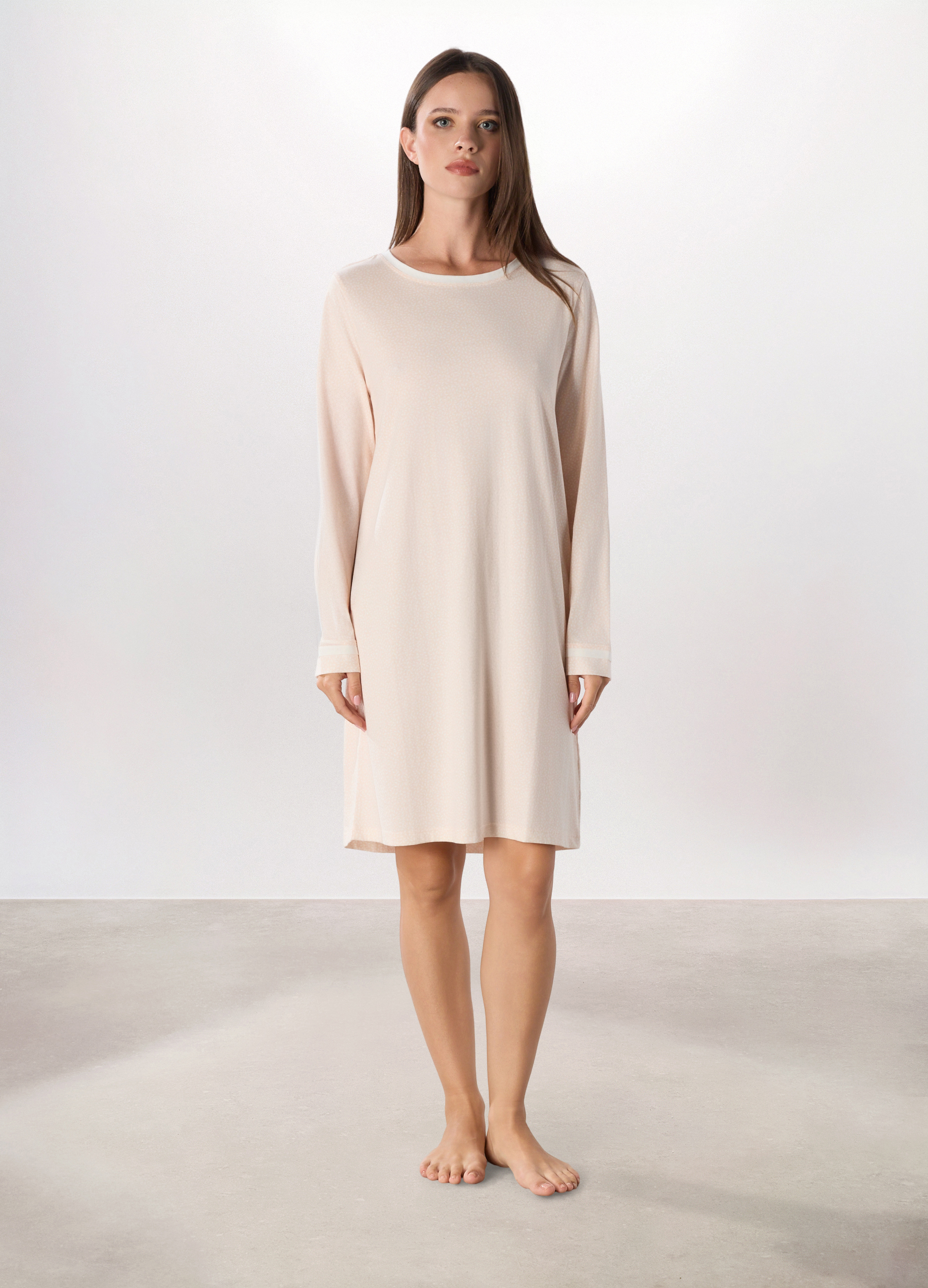 Upim, Camicia Da Notte In Jersey Di Puro Cotone Donna, Bianco, Taglia: XL
