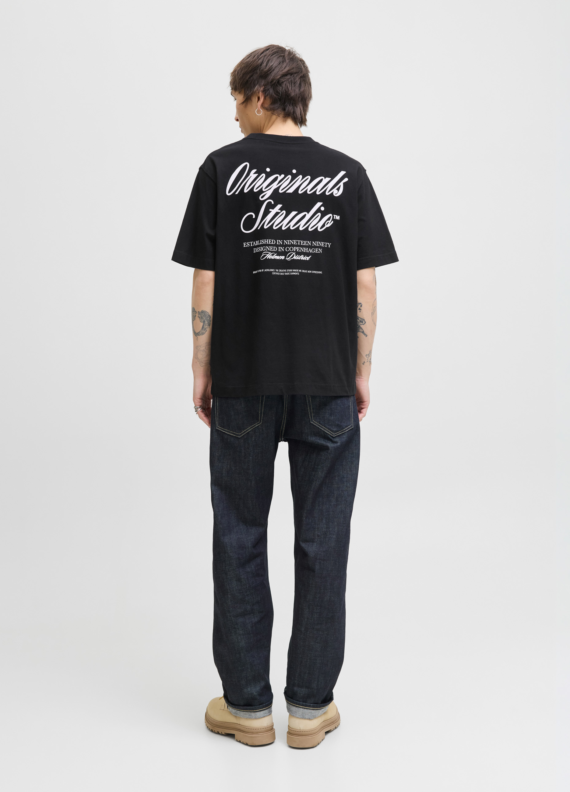 Upim, T-Shirt Con Stampa Uomo, Unisex, Nero, Taglia: M-image