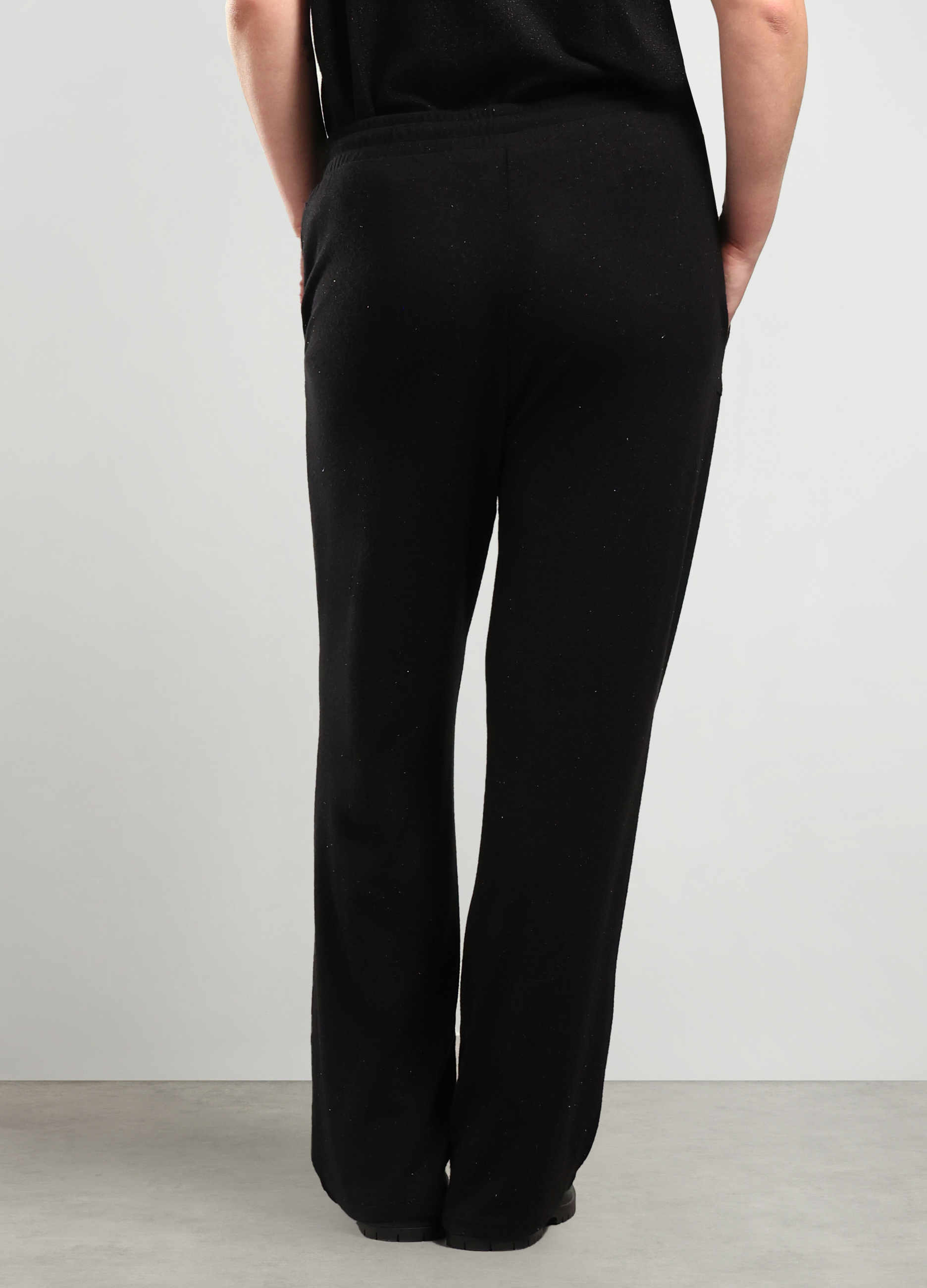 Upim, Jogger In Misto Viscosa Donna Curvy, Nero, Taglia: L-image