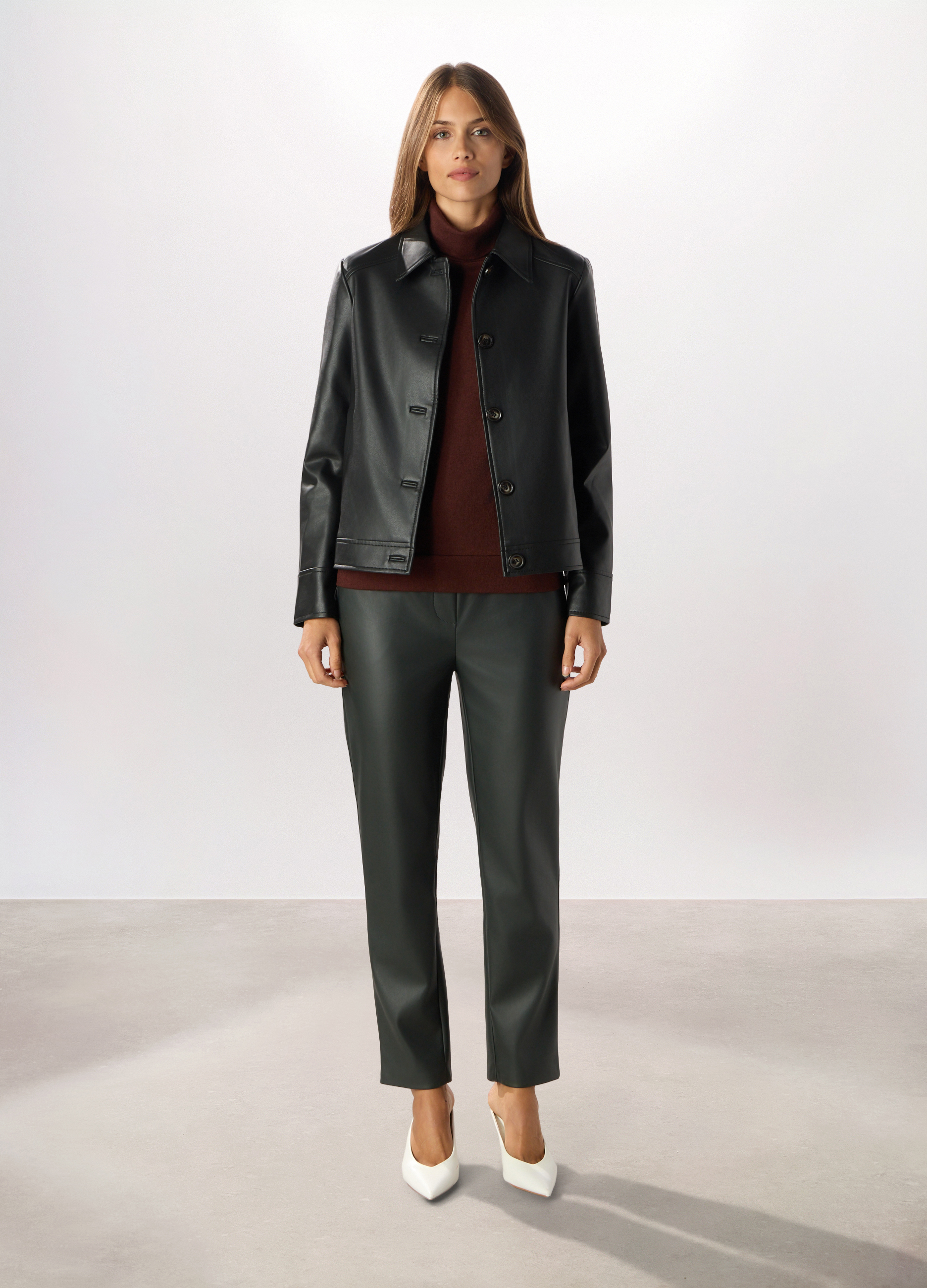 Upim , Giacca In Eco Pelle Donna, Nero, Taglia: L