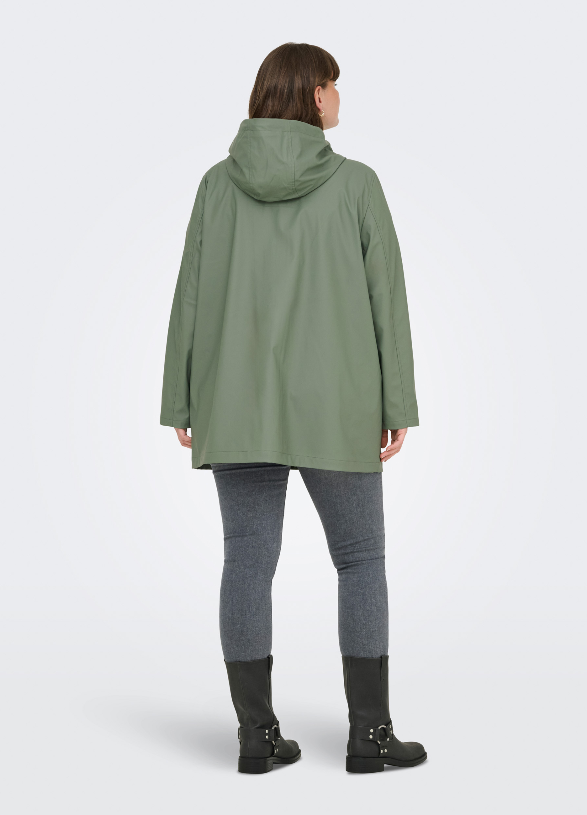 Upim, Impermeabile Con Cappuccio, Unisex, Verde Salvia, Taglia: S-image
