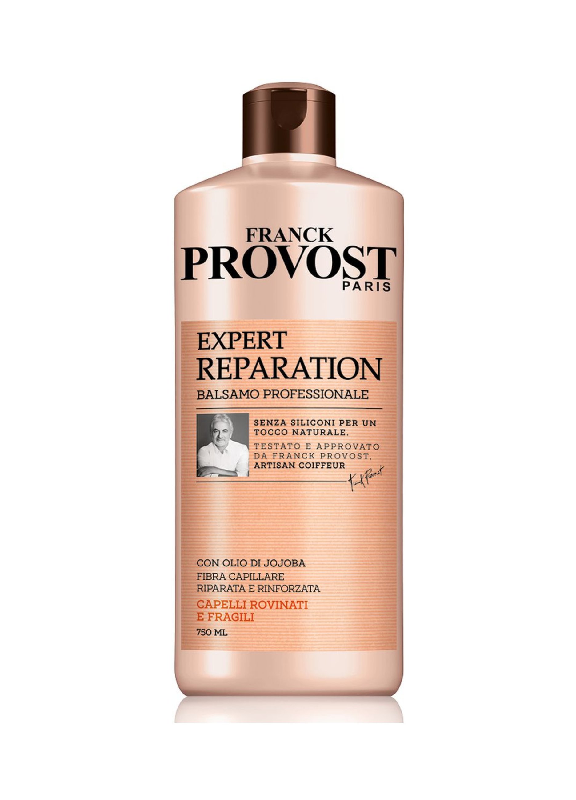 Image of PROVOST, Franck Provost Balsamo Professionale Expert Reparation, Balsamo Con Olio Di Jojoba Per Capelli Rinforzati E Riparati, , 750 Ml., Donna, Bianco, Taglia: FASUL