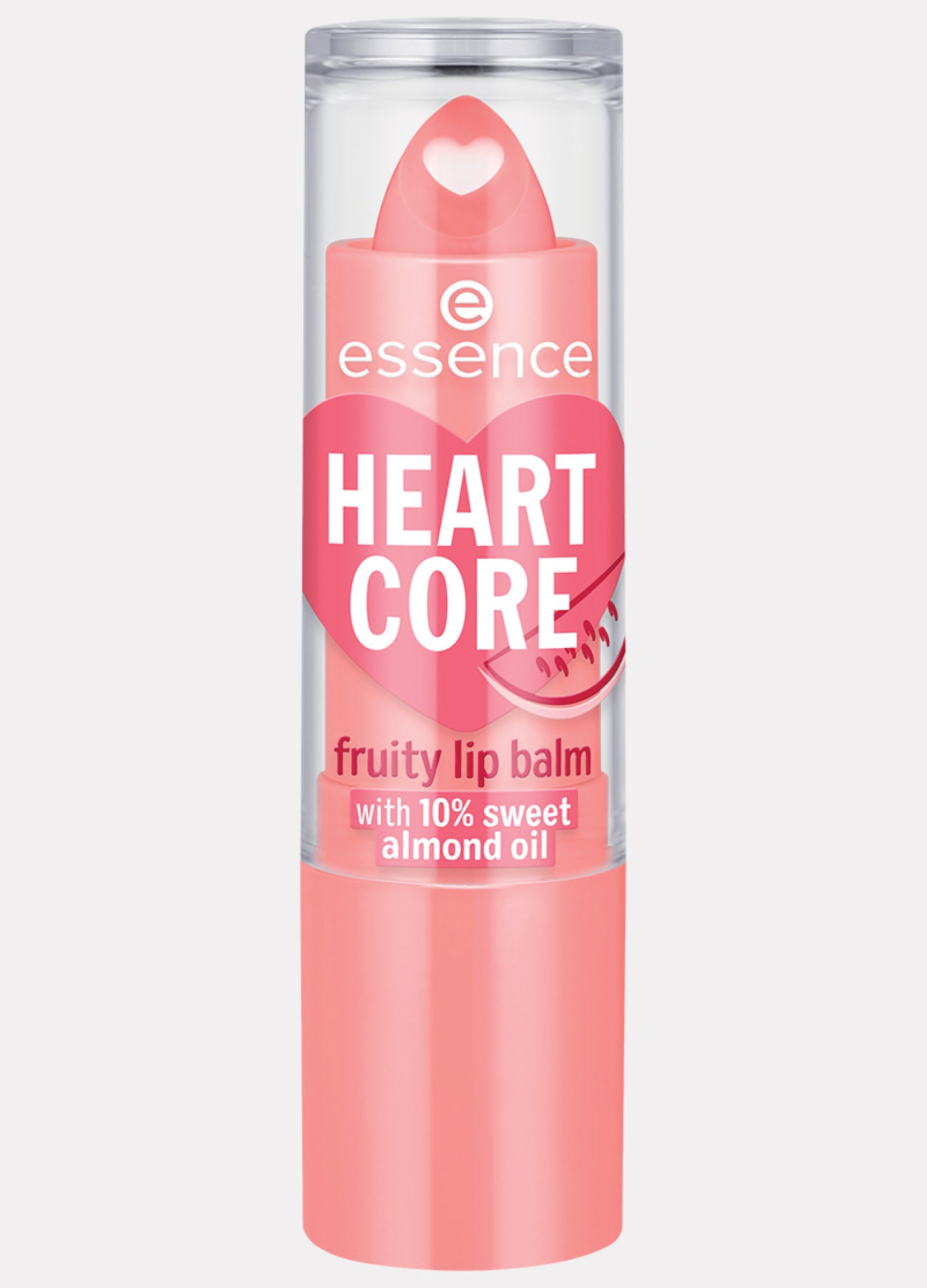 ESSENCE, Essence Heart Core Balsamo Labbra Fruttato 03, Donna, Rosa, Taglia: FASUL
