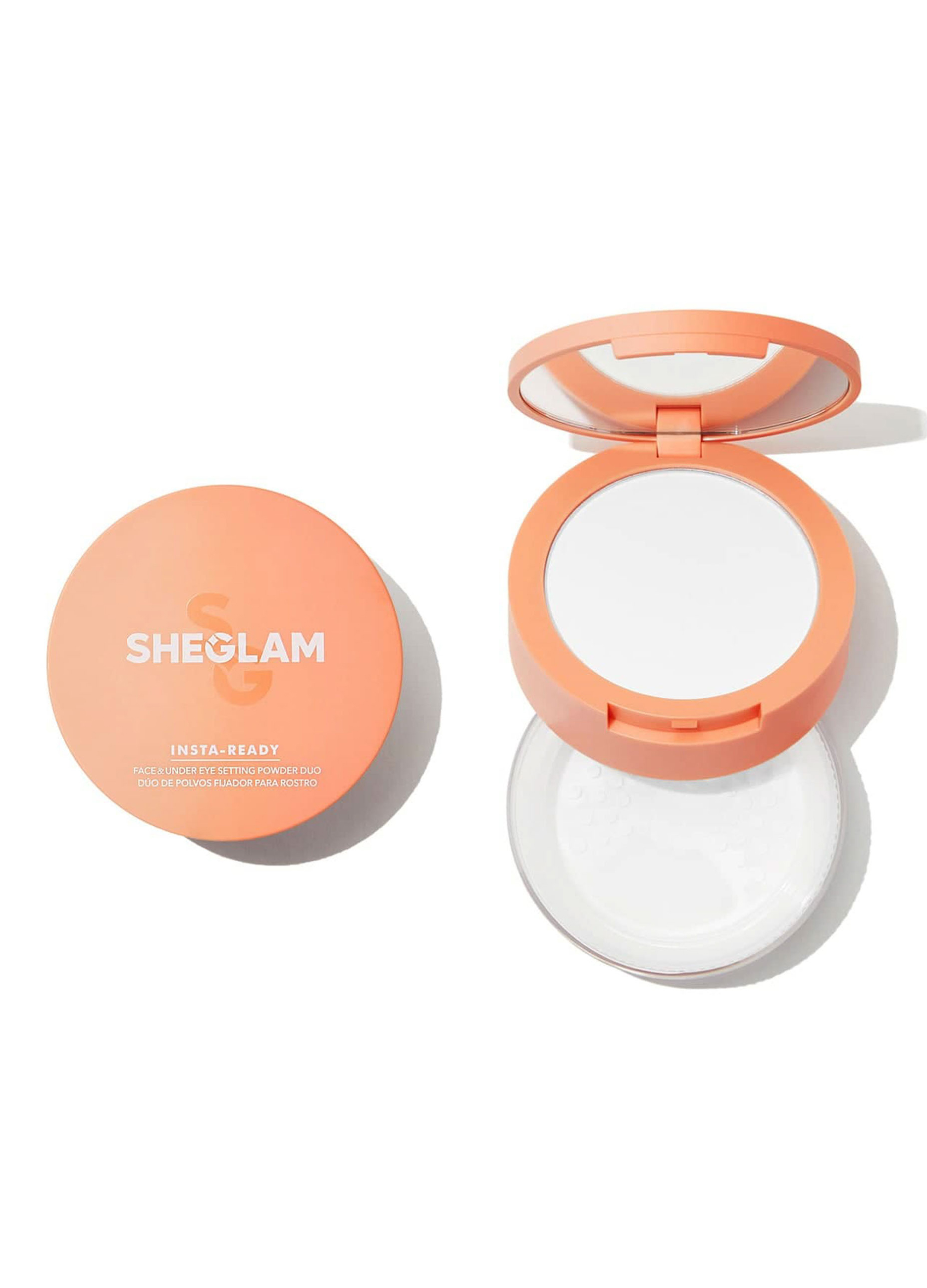 Upim, Cipria Fissante Viso E Occhi Insta-ready Duo – Bubblegum, Unisex, Rosa cipria, Taglia: FASUL