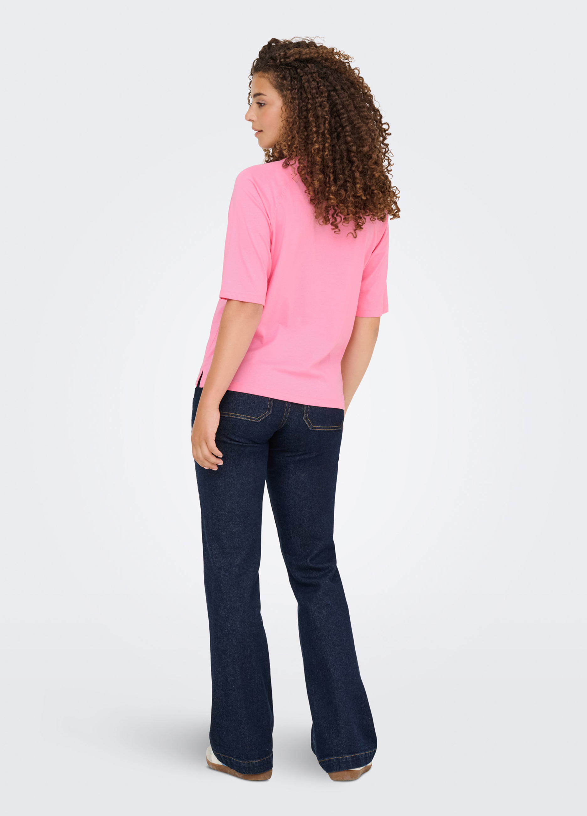 Upim, T-Shirt A Maniche Corte Donna, Unisex, Rosa, Taglia: L-image