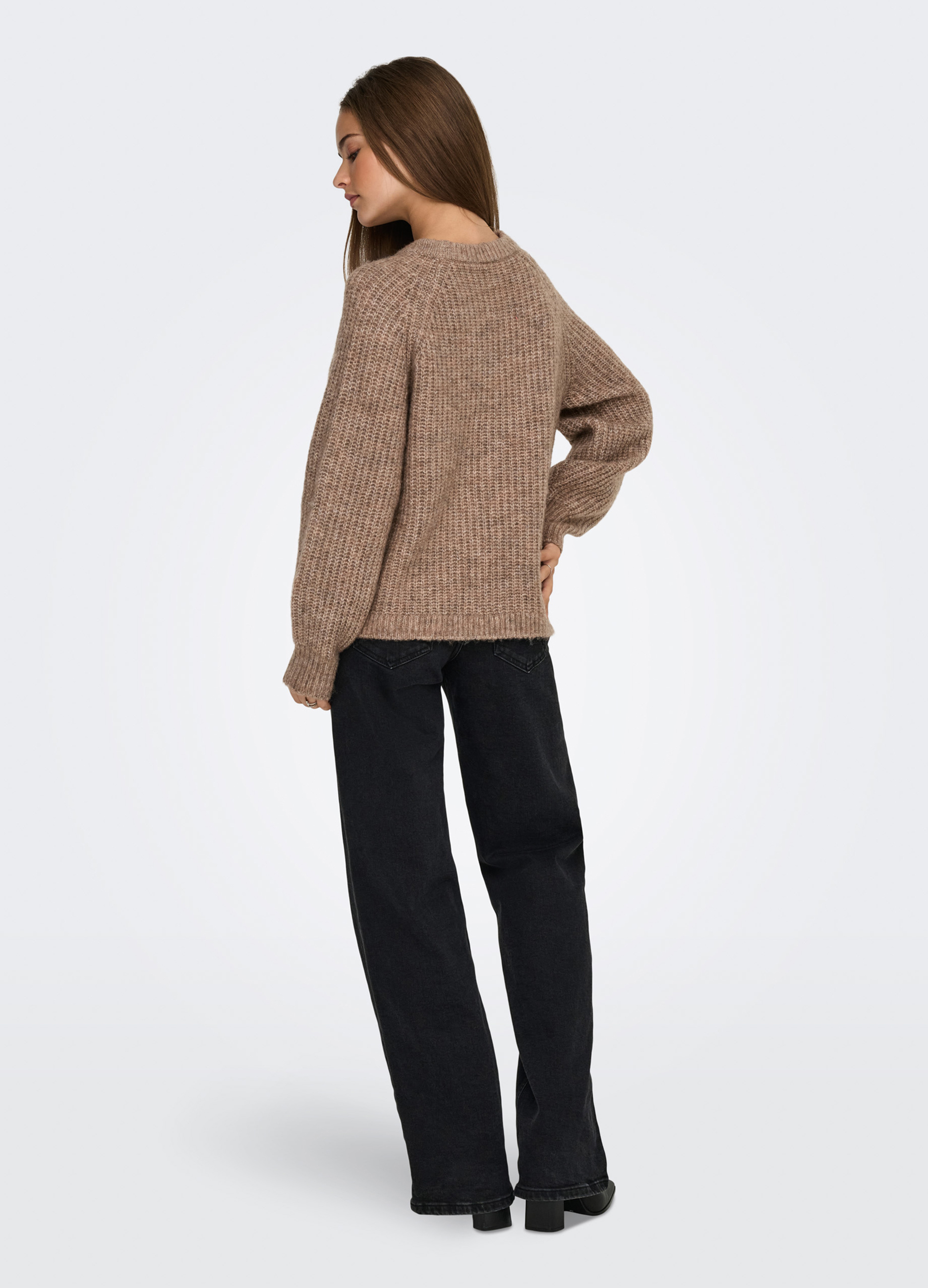 Upim, Pullover Tricot Donna, Unisex, Marrone, Taglia: L-image