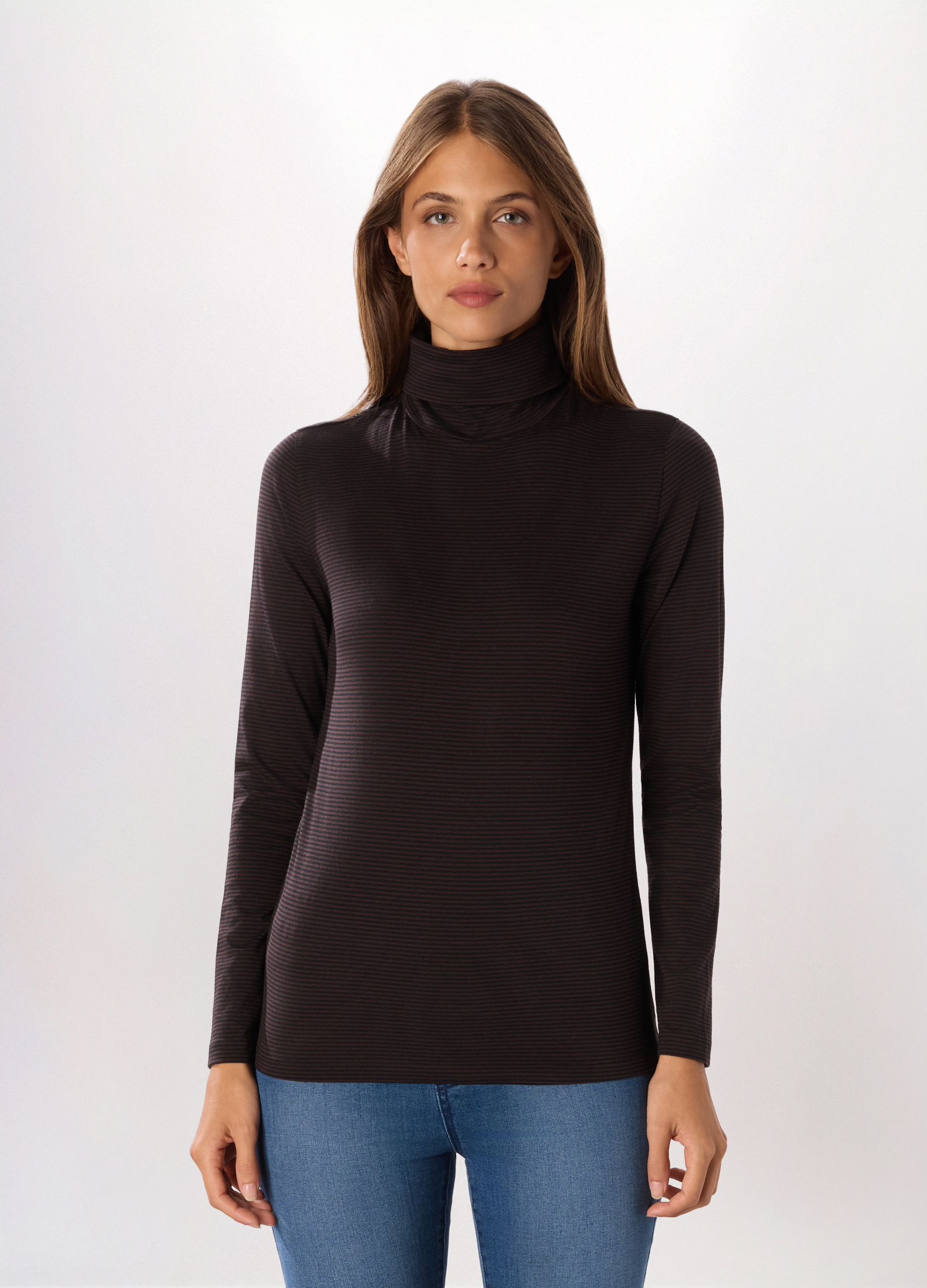 Upim , Lupetto In Jersey Di Cotone Stretch Donna, Nero stampa 1, Taglia: M