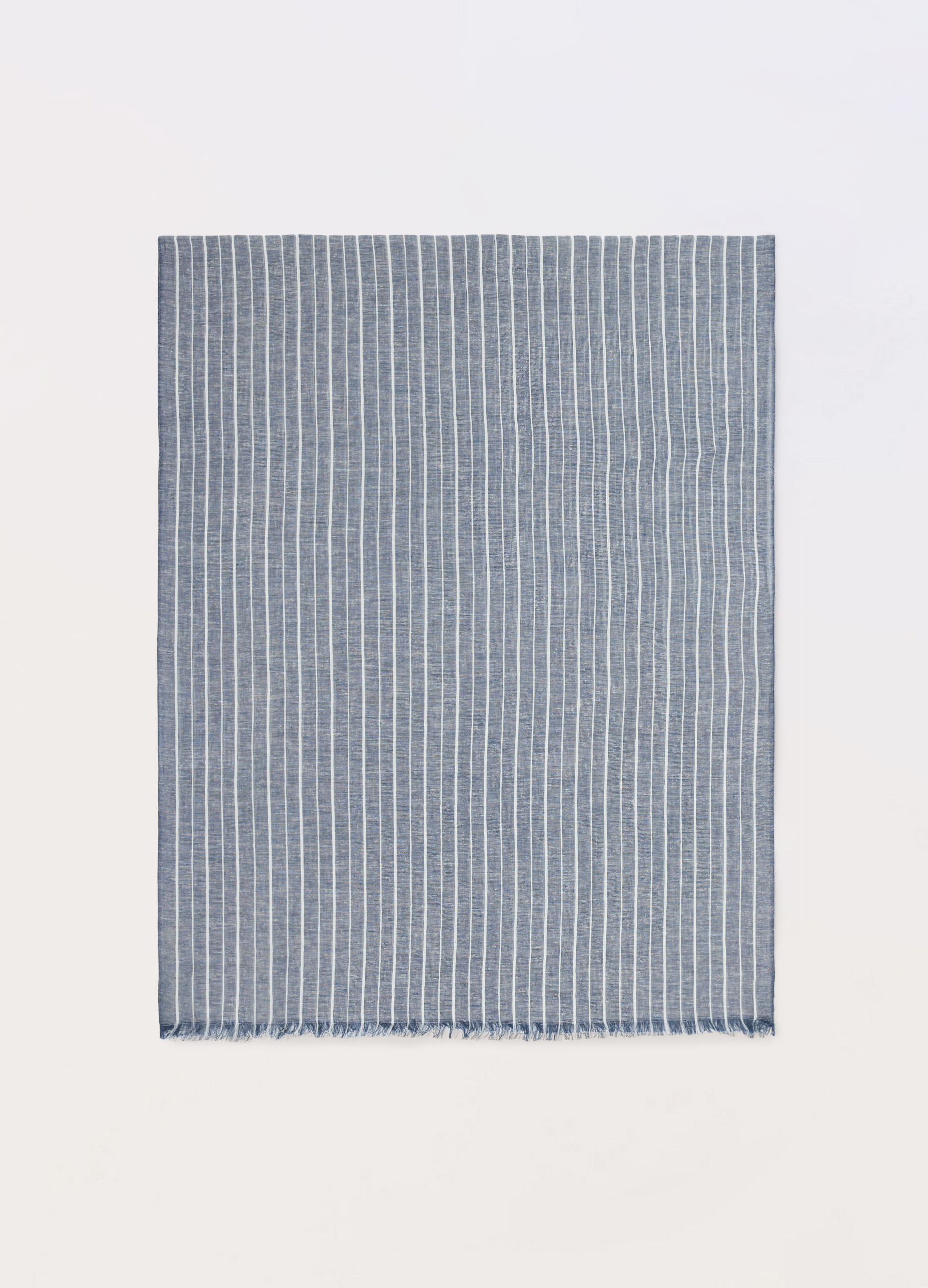 Image of UPIM HB, Sciarpa In Misto Cotone Canapa E Lyocell Uomo, Blu avio, Taglia: ONE SIZE