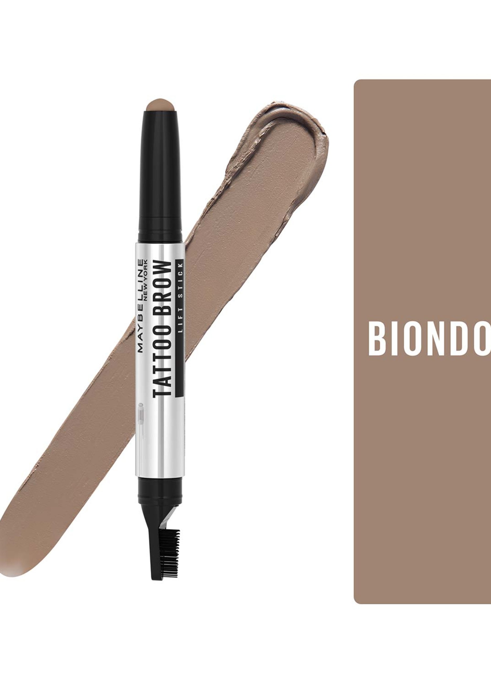 Maybelline , Tattoo Brow Lift Stick 01 Biondo., Donna, Marrone tabacco, Taglia: FASUL