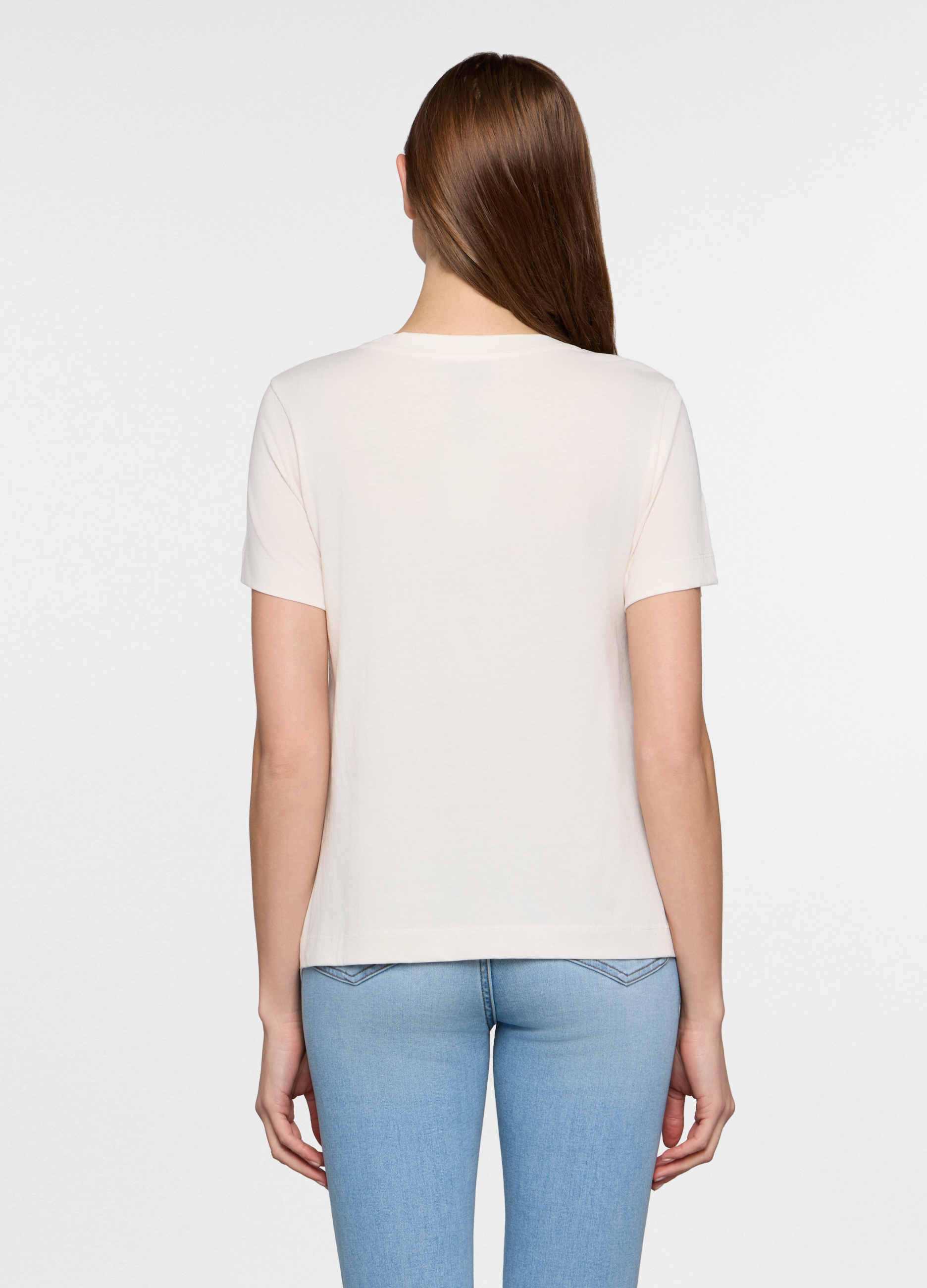 Upim, T-Shirt Girocollo Donna, Bianco, Taglia: Xxl