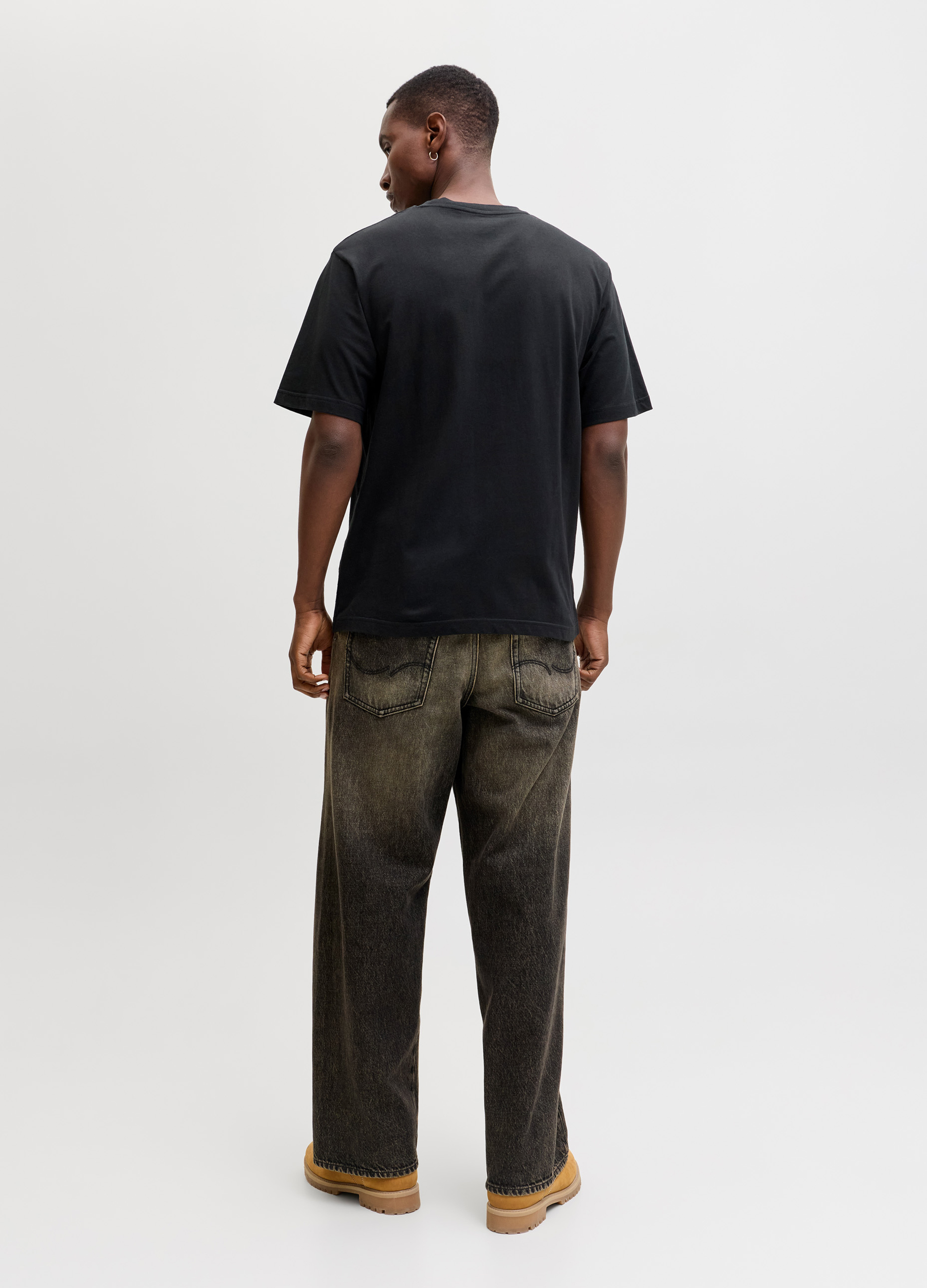 Upim, T-Shirt Loose Fit Con Scritta Uomo, Unisex, Nero, Taglia: Xl