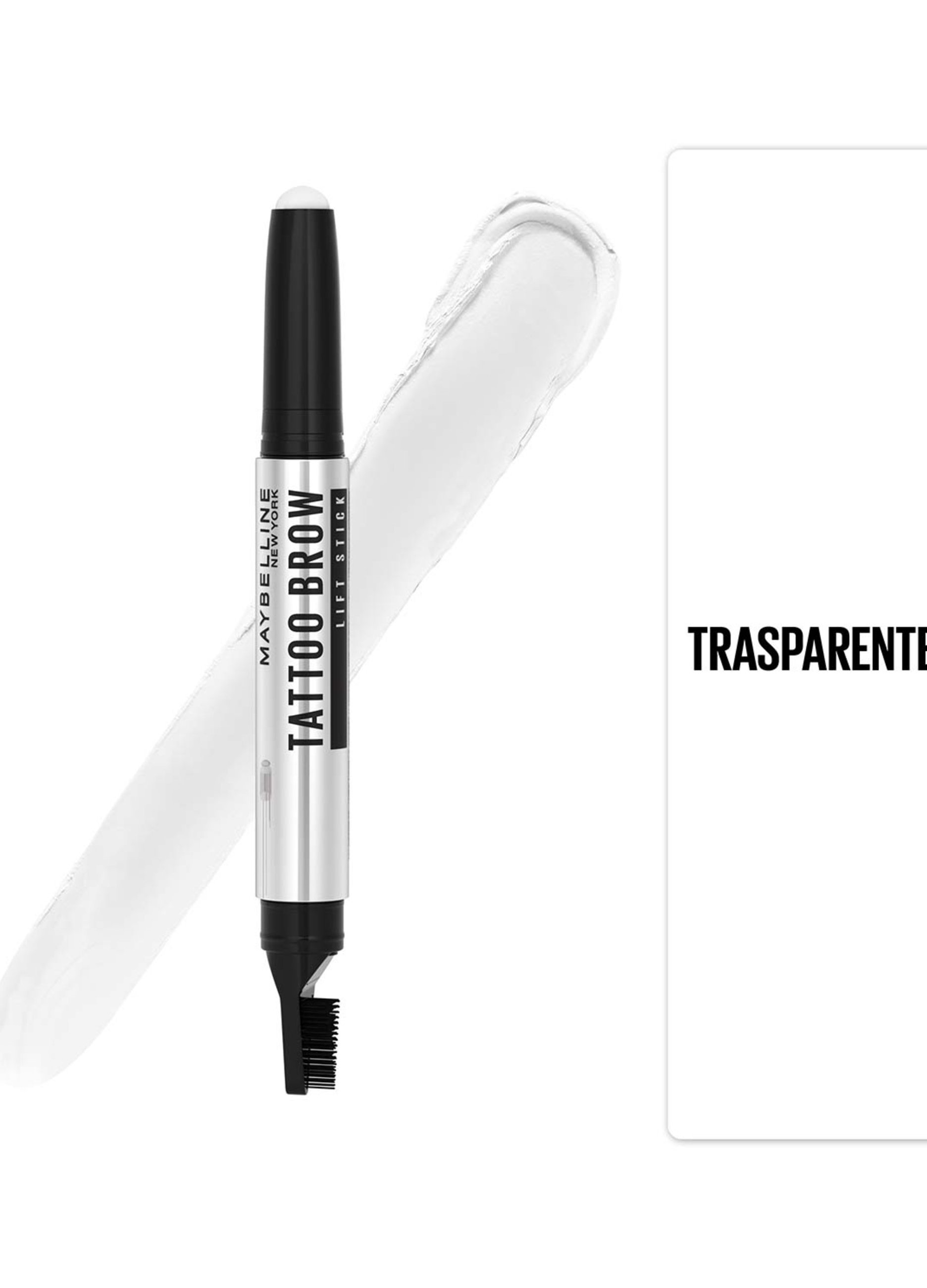 Maybelline , Tattoo Brow Lift Stick 00 Trasparente., Donna, Trasparente, Taglia: FASUL