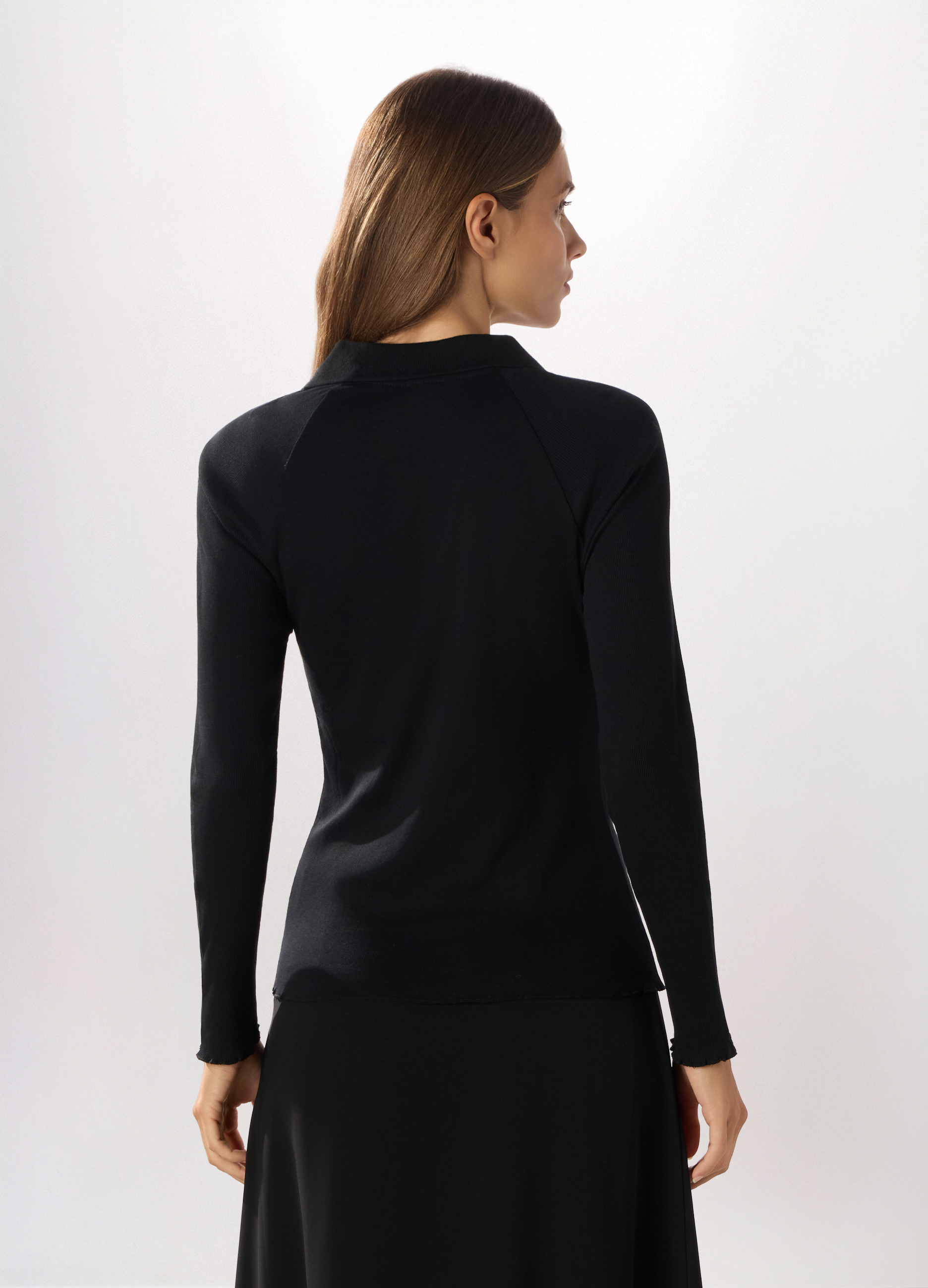 Upim, Polo In Cotone Donna, Nero, Taglia: L-image