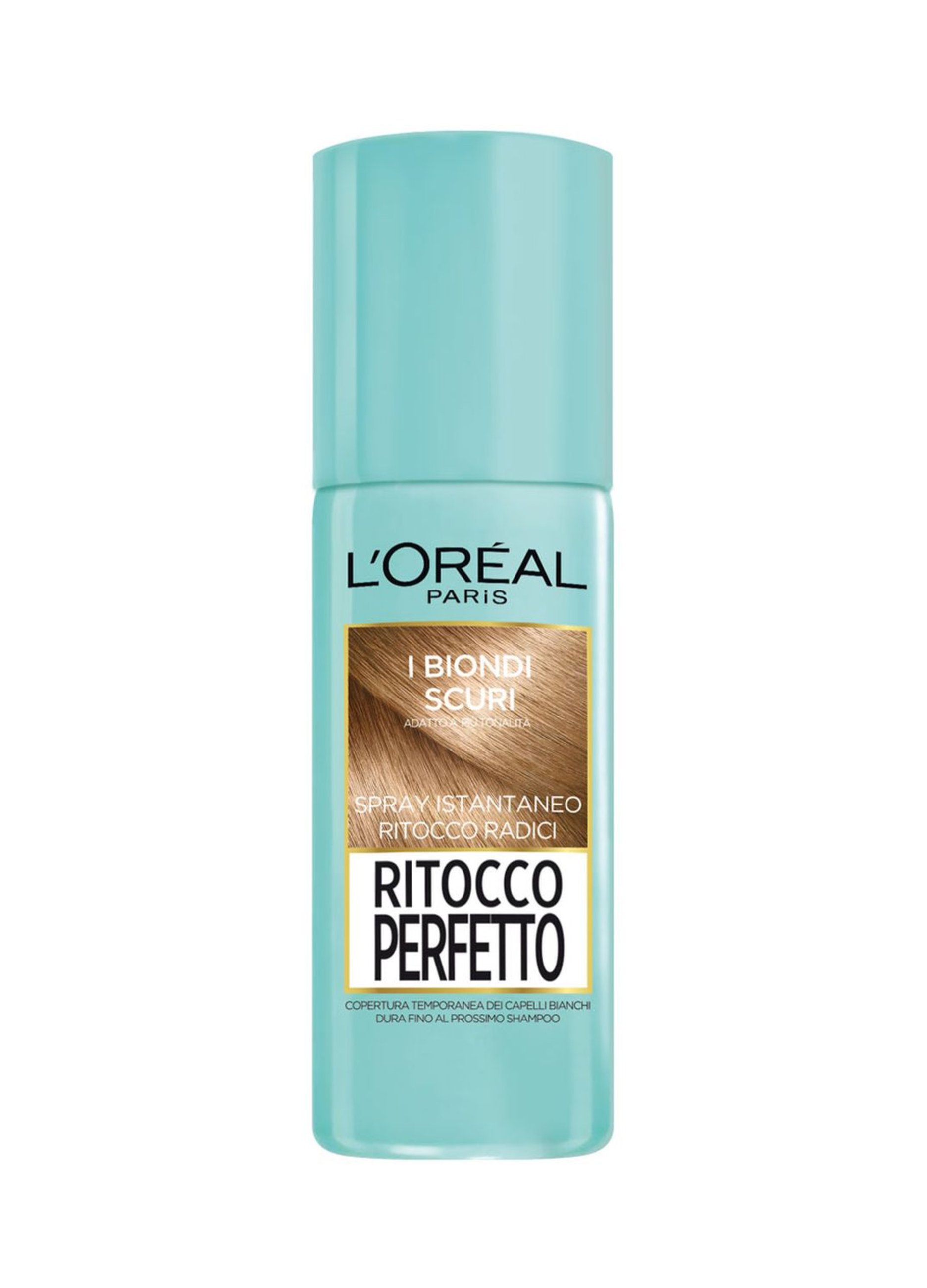Loreal L'OREAL, L'oréal Paris Ritocco Perfetto, Spray Istantaneo Correttore Per Radici E Capelli Bianchi, Colore: Biondo Scuro, 75 Ml., Donna, I Biond