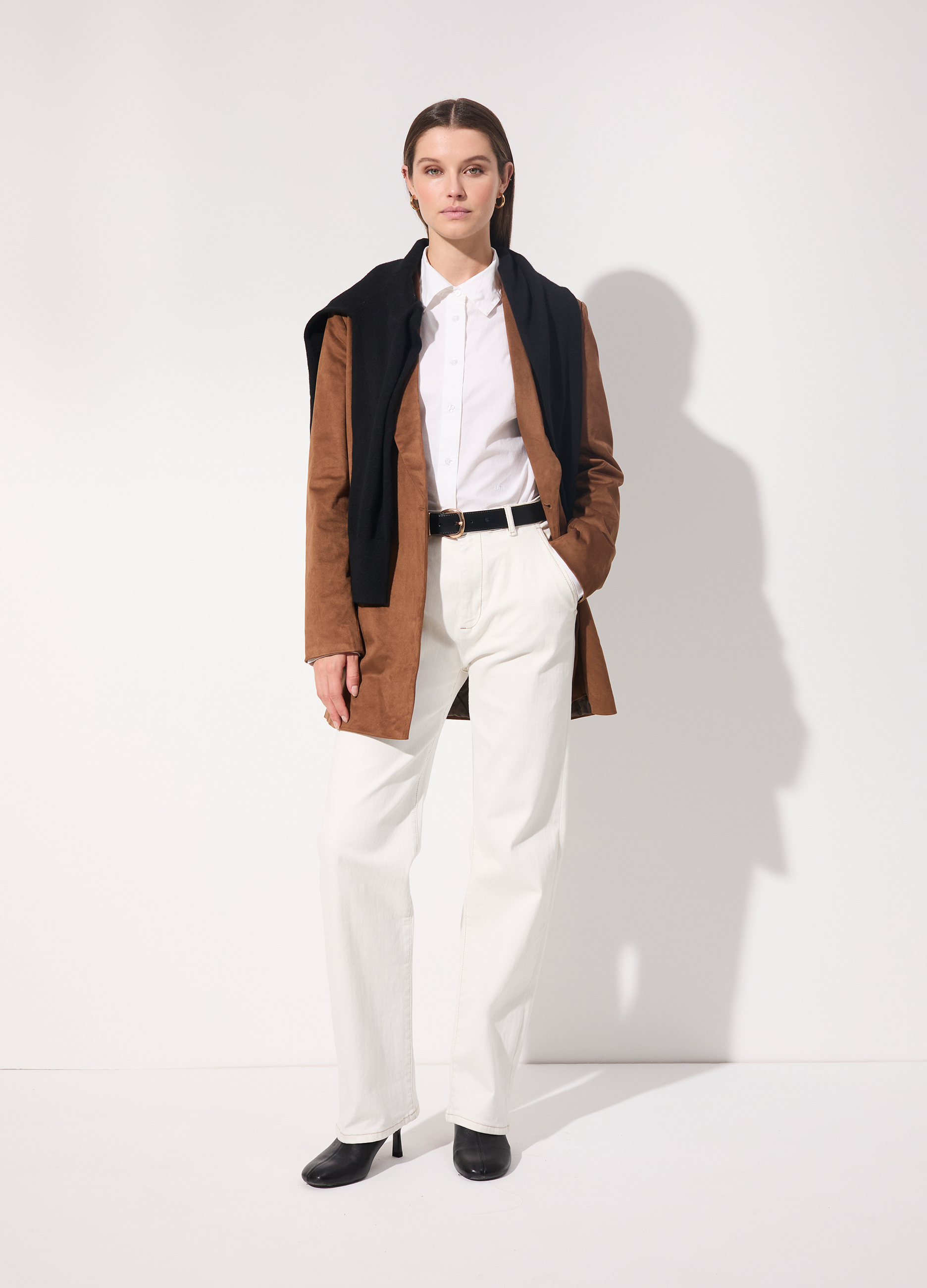 Upim , Pantalone In Denim Stretch Donna, Unisex, Ecrù, Taglia: 38