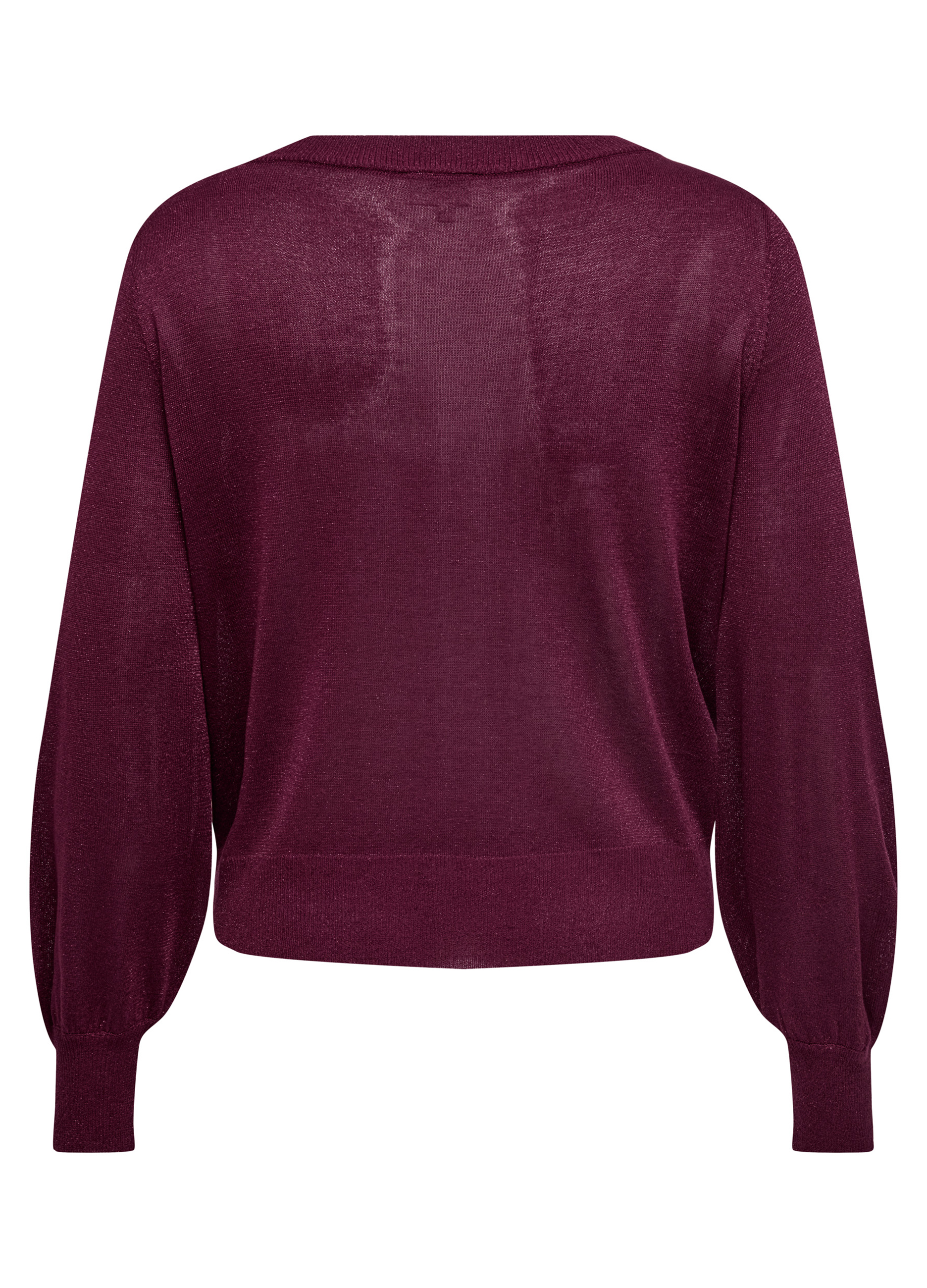Upim, Pullover Con Maniche A Palloncino, Unisex, Rosso Bordeaux, Taglia: L-image